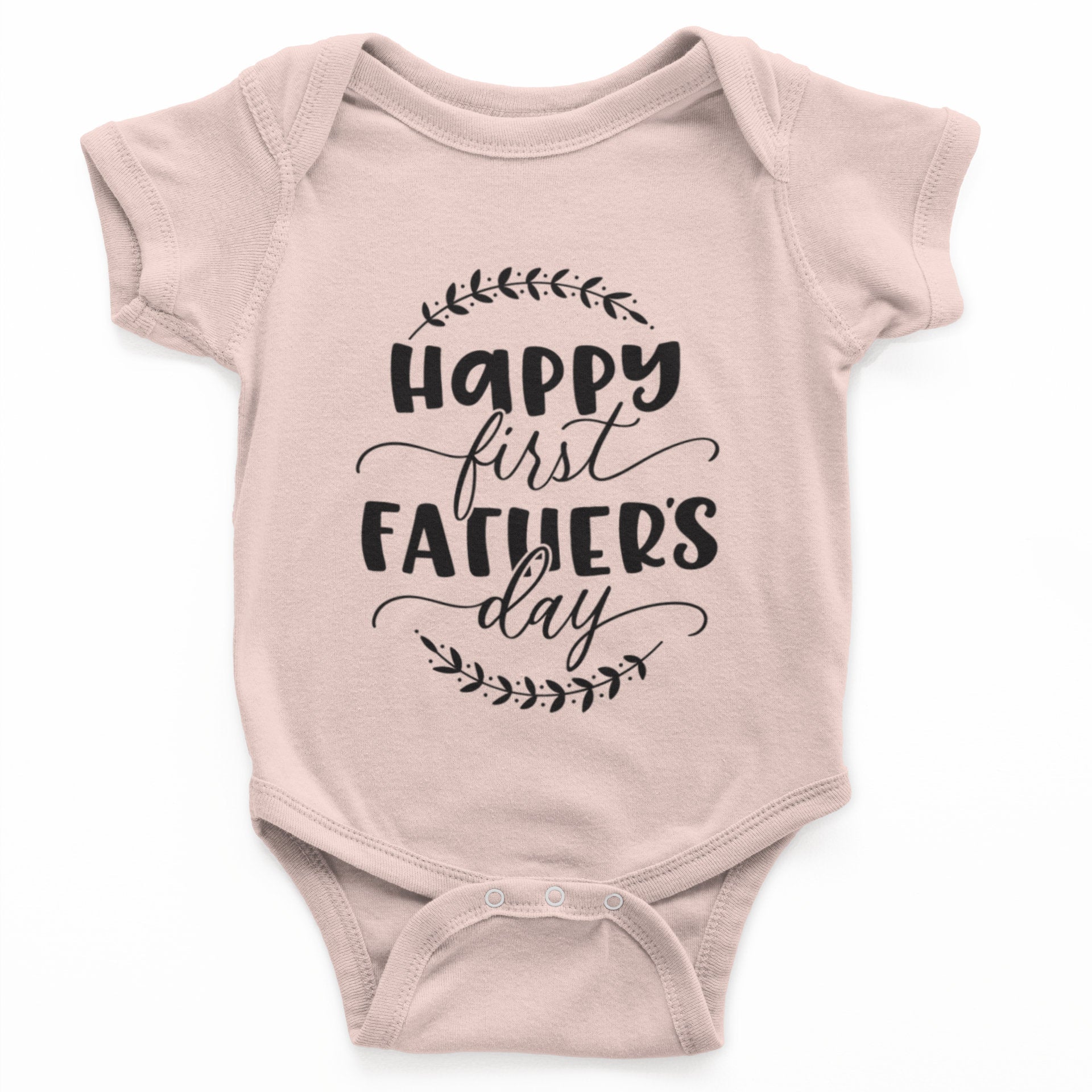 Happy First Father's Day Baby Vest