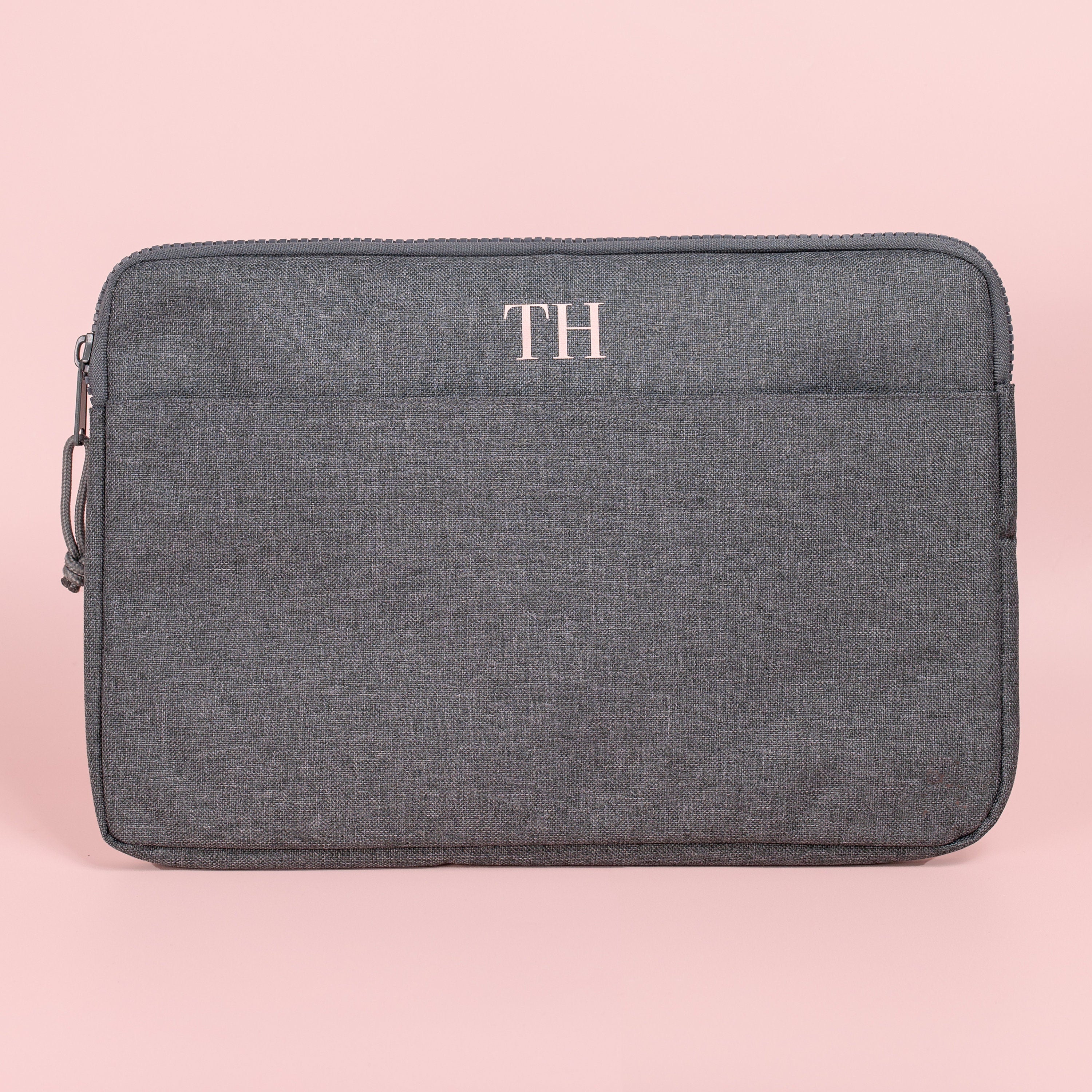 Personalised Laptop Bag, University Gift, Laptop Case, Initial Tablet Bag, Monogram Document Bag, Laptop Case, Custom Computer Bag, 15" Size