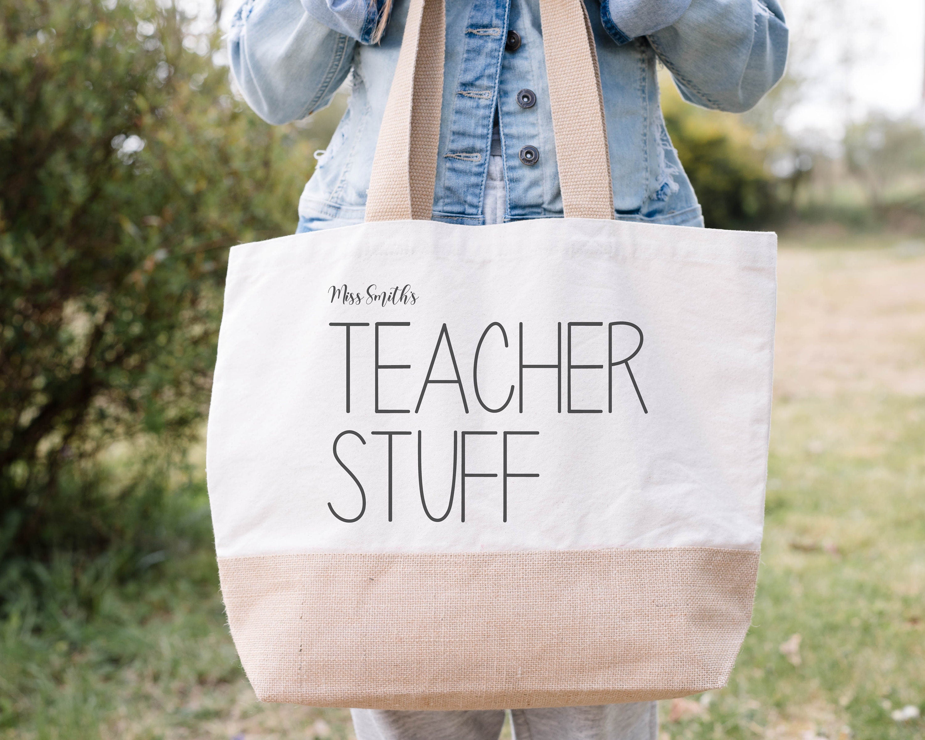 Teacher tote bag, teacher appreciation, teacher stuff bag, teachers gift, tote bag, teacher appreciation, gift for teacher, personalised