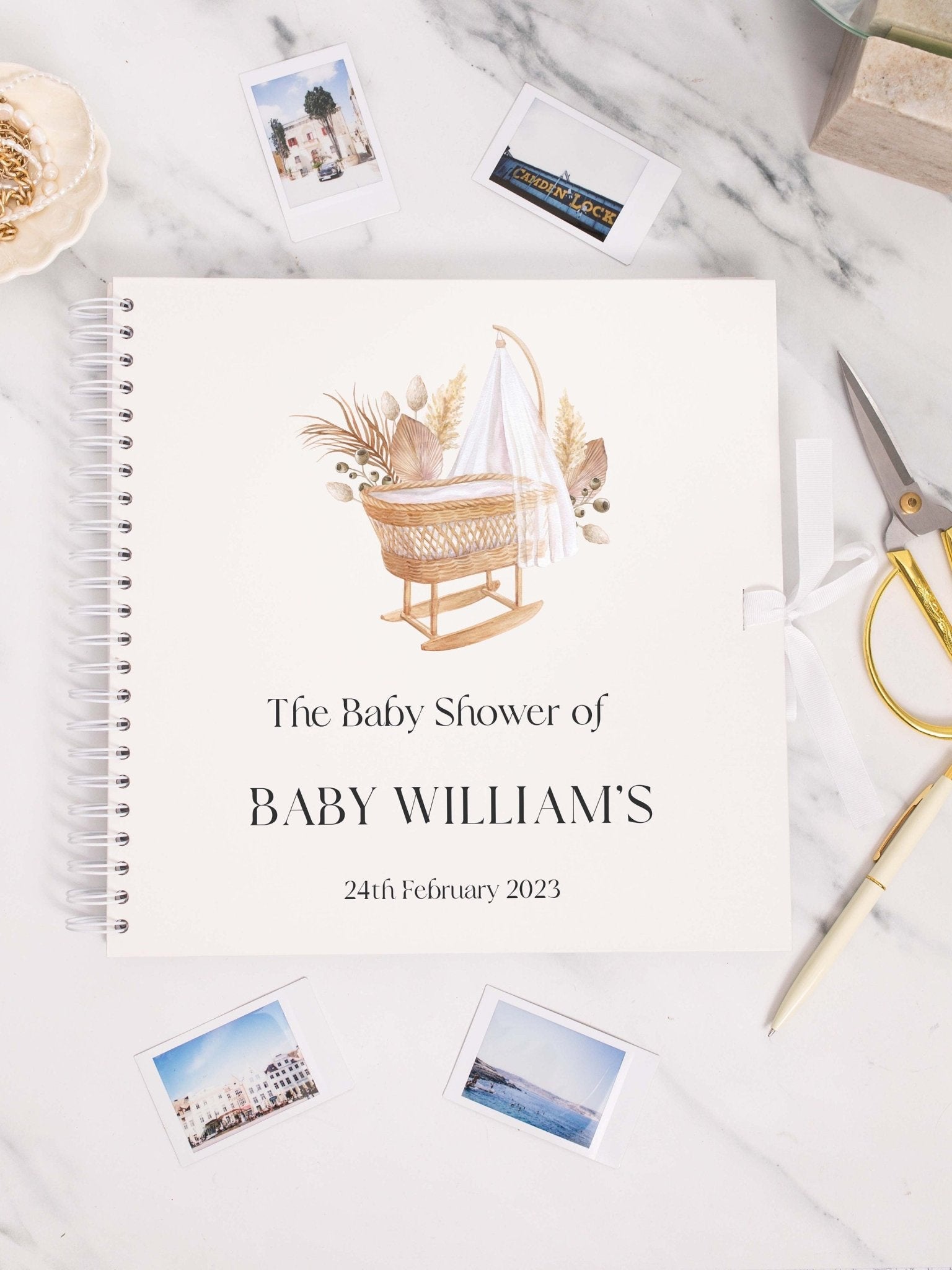 Baby shower scrapbook, pregnancy scrapbook, mum to be scrapbook, new baby memory book, pregnancy planner, pregnancy album, new mum gift - Jessica Hollie Gifts