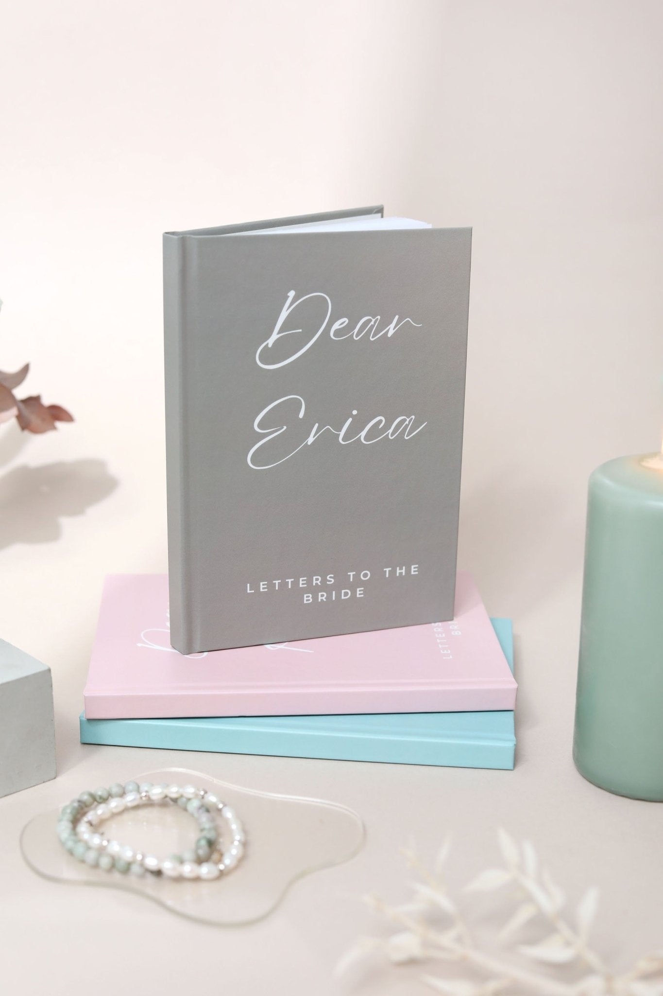 Letters to the Bride Book, Bridal Shower Memory Book, Hen Party Scrapbook, Bride to be Book, Photo Guest Book, Personalised Bride To Be Gift - Jessica Hollie Gifts