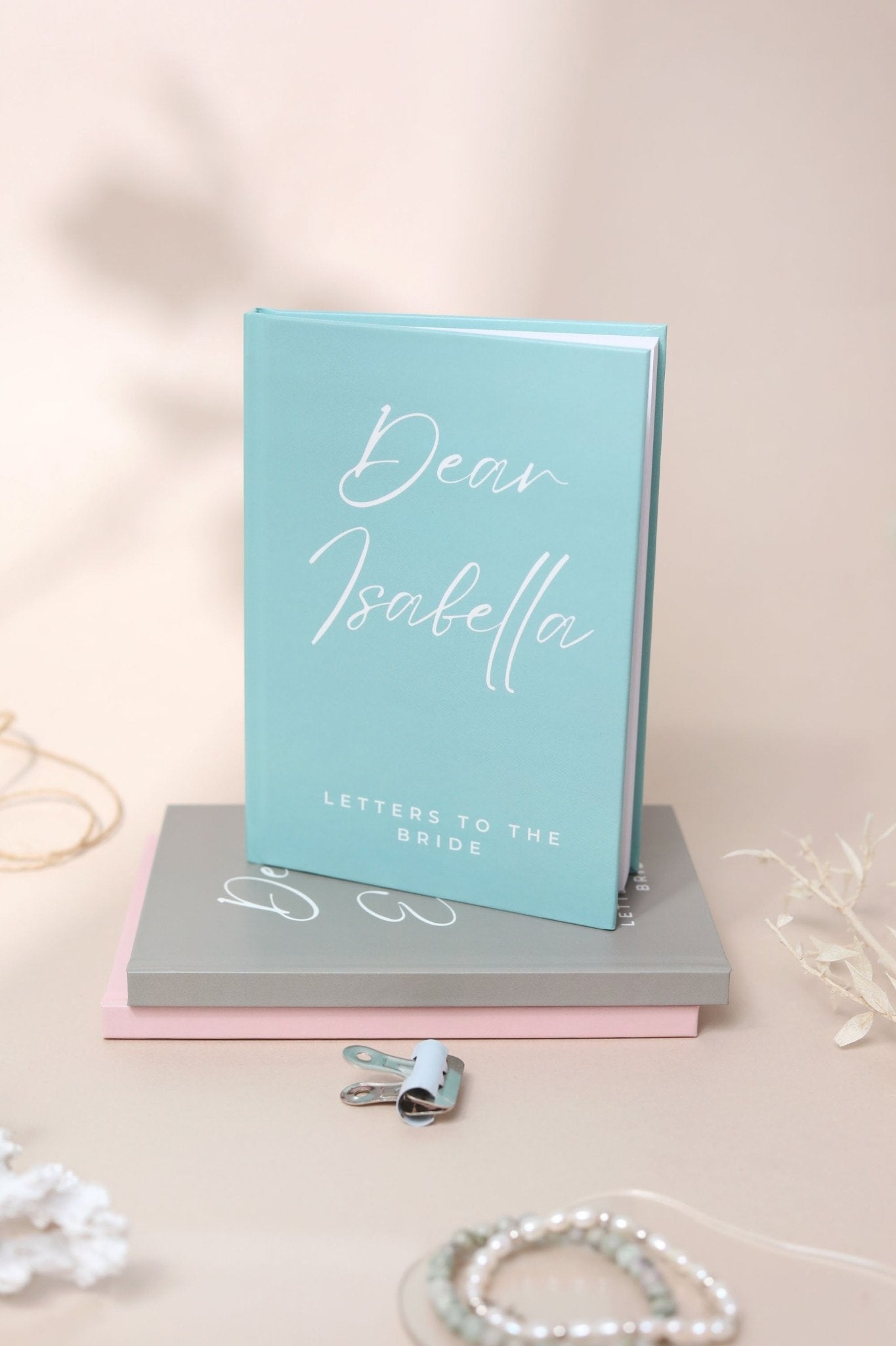 Letters to the Bride Book, Bridal Shower Memory Book, Hen Party Scrapbook, Bride to be Book, Photo Guest Book, Personalised Bride To Be Gift - Jessica Hollie Gifts