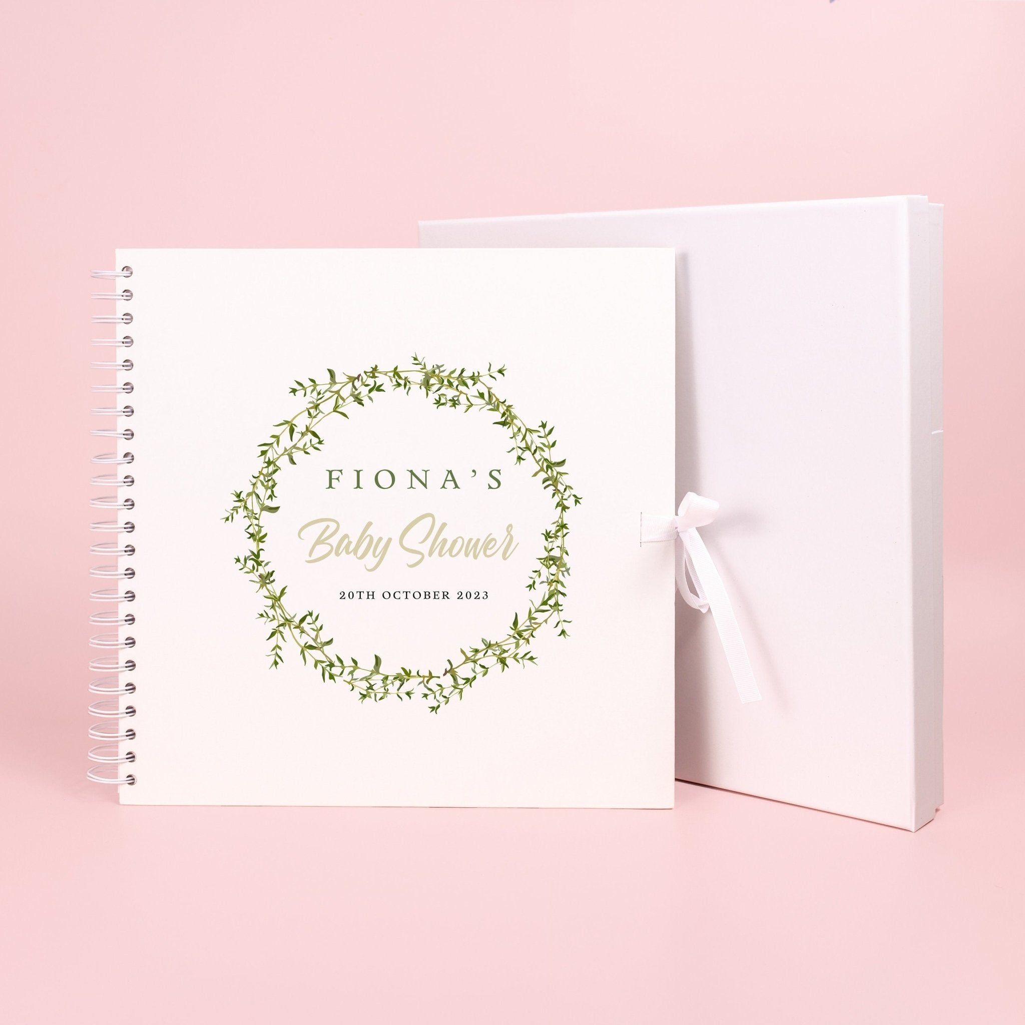 Personalised Baby Shower Scrapbook, Photo Book for Baby Shower, Baby Shower Activity, Gift for baby shower, baby in bloom, Keepsake Book - Jessica Hollie Gifts
