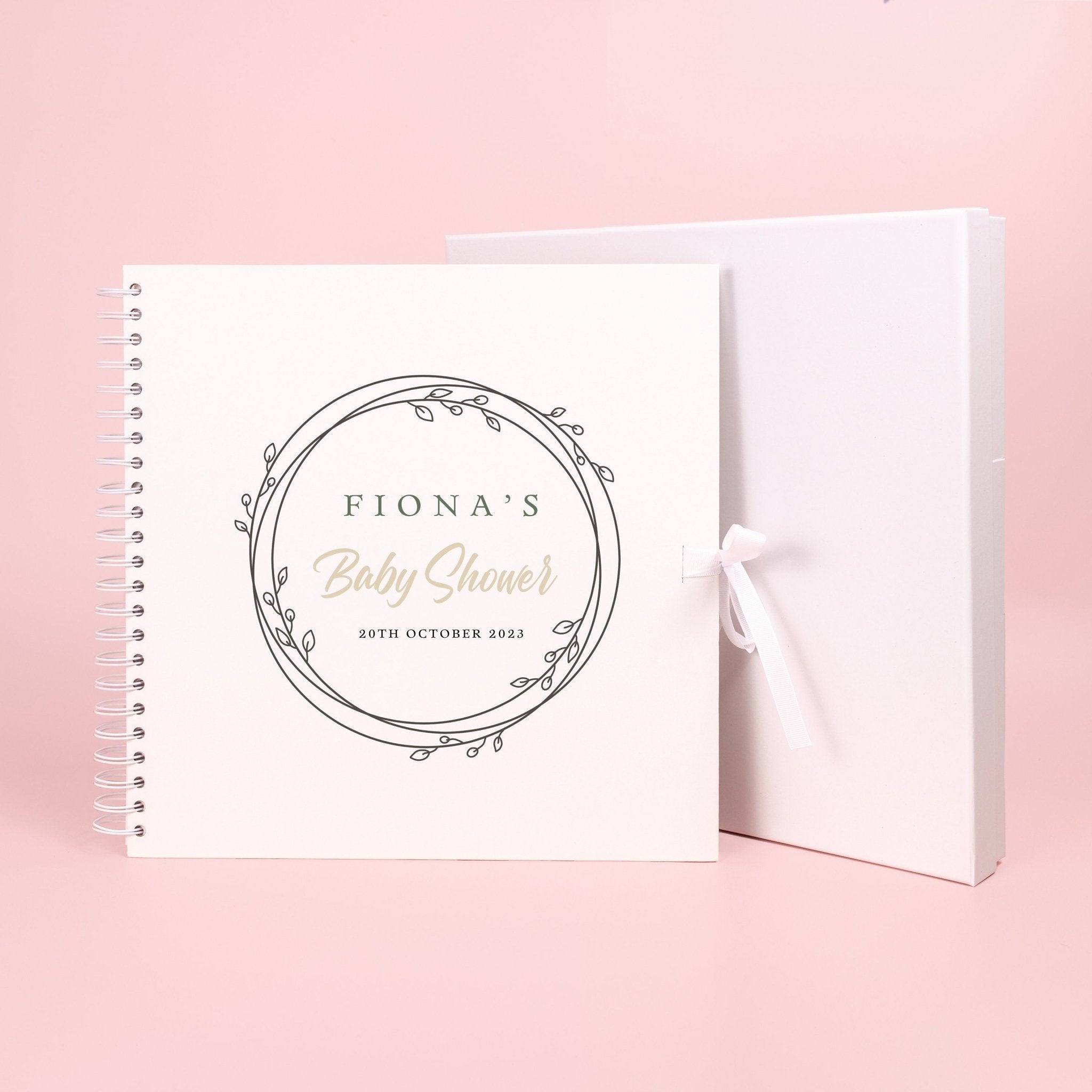 Personalised Baby Shower Scrapbook, Photo Book for Baby Shower, Baby Shower Activity, Gift for baby shower, baby in bloom, Keepsake Book - Jessica Hollie Gifts