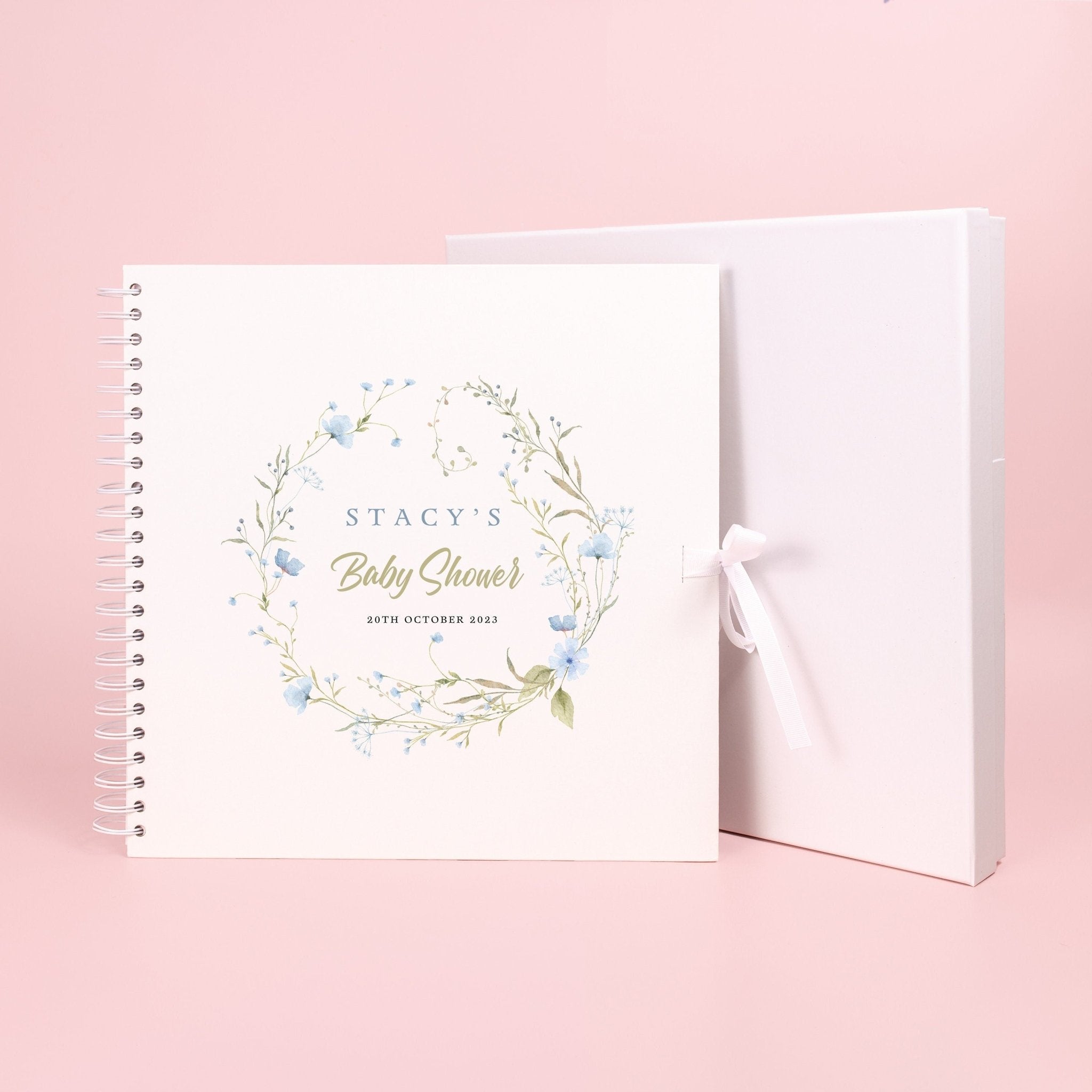 Personalised Baby Shower Scrapbook, Photo Book for Baby Shower, Baby Shower Activity, Gift for baby shower, baby in bloom, Keepsake Book - Jessica Hollie Gifts