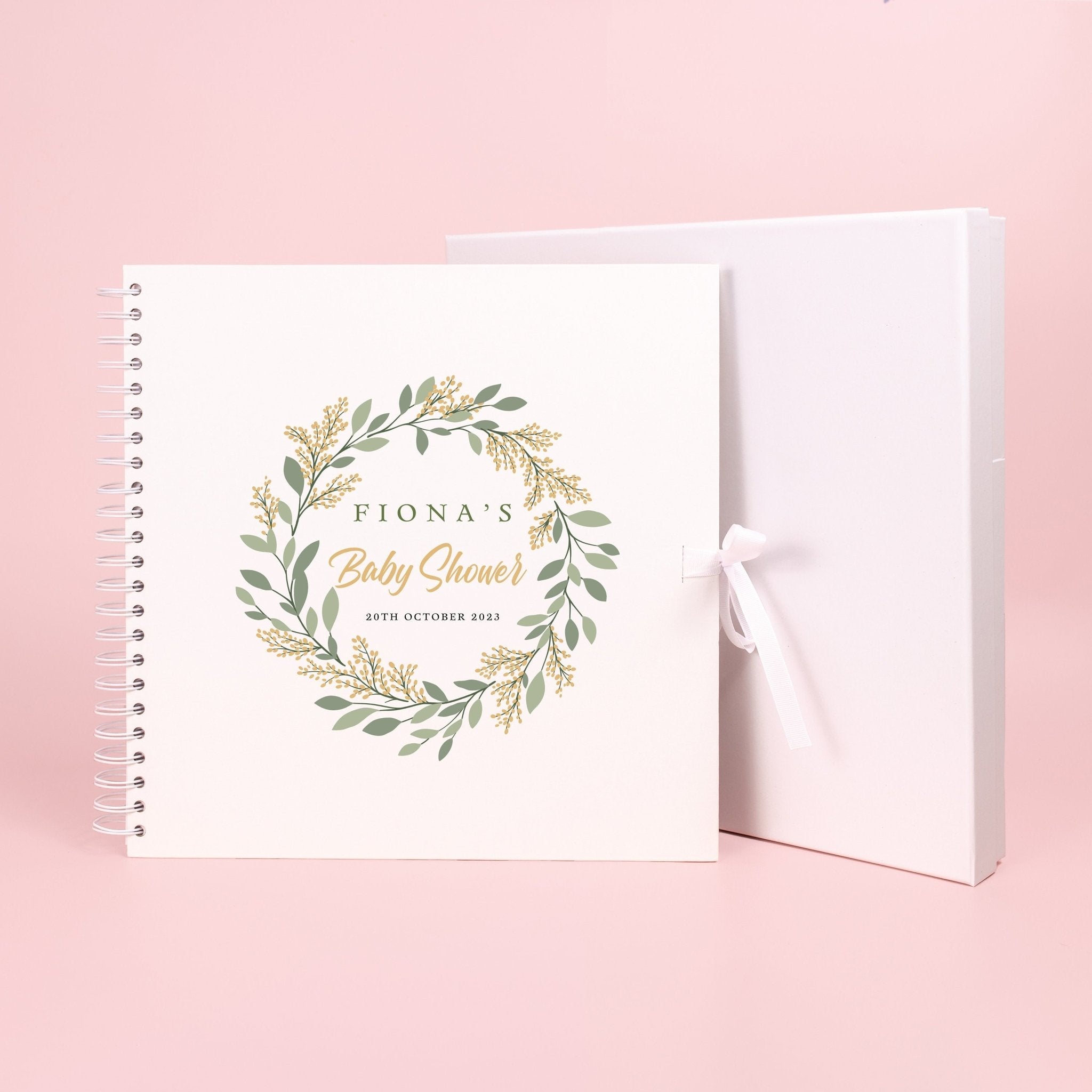 Personalised Baby Shower Scrapbook, Photo Book for Baby Shower, Baby Shower Activity, Gift for baby shower, baby in bloom, Keepsake Book - Jessica Hollie Gifts
