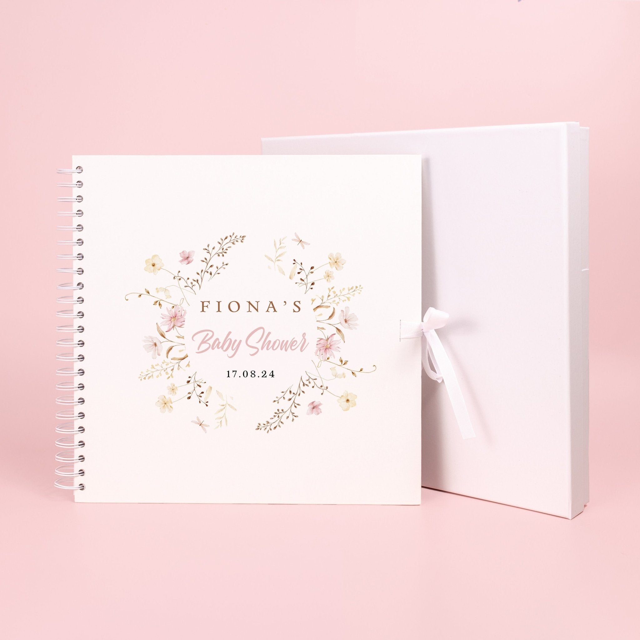 Personalised Baby Shower Scrapbook, Photo Book for Baby Shower, Baby Shower Activity, Gift for baby shower, baby in bloom, Keepsake Book - Jessica Hollie Gifts