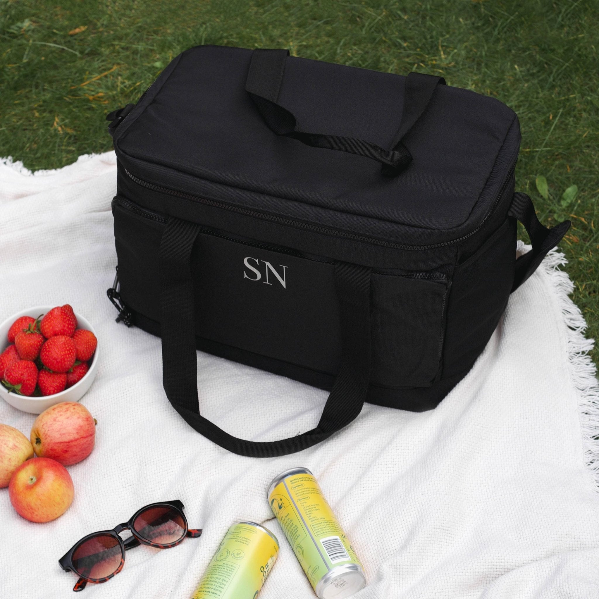 Personalised cooler bag, large cool bag, shoulder bag, Groomsman gift, Beer cooler bag, Best Man Gift, Cooler Picnic Basket, Picnic Bag Gift - Jessica Hollie Gifts