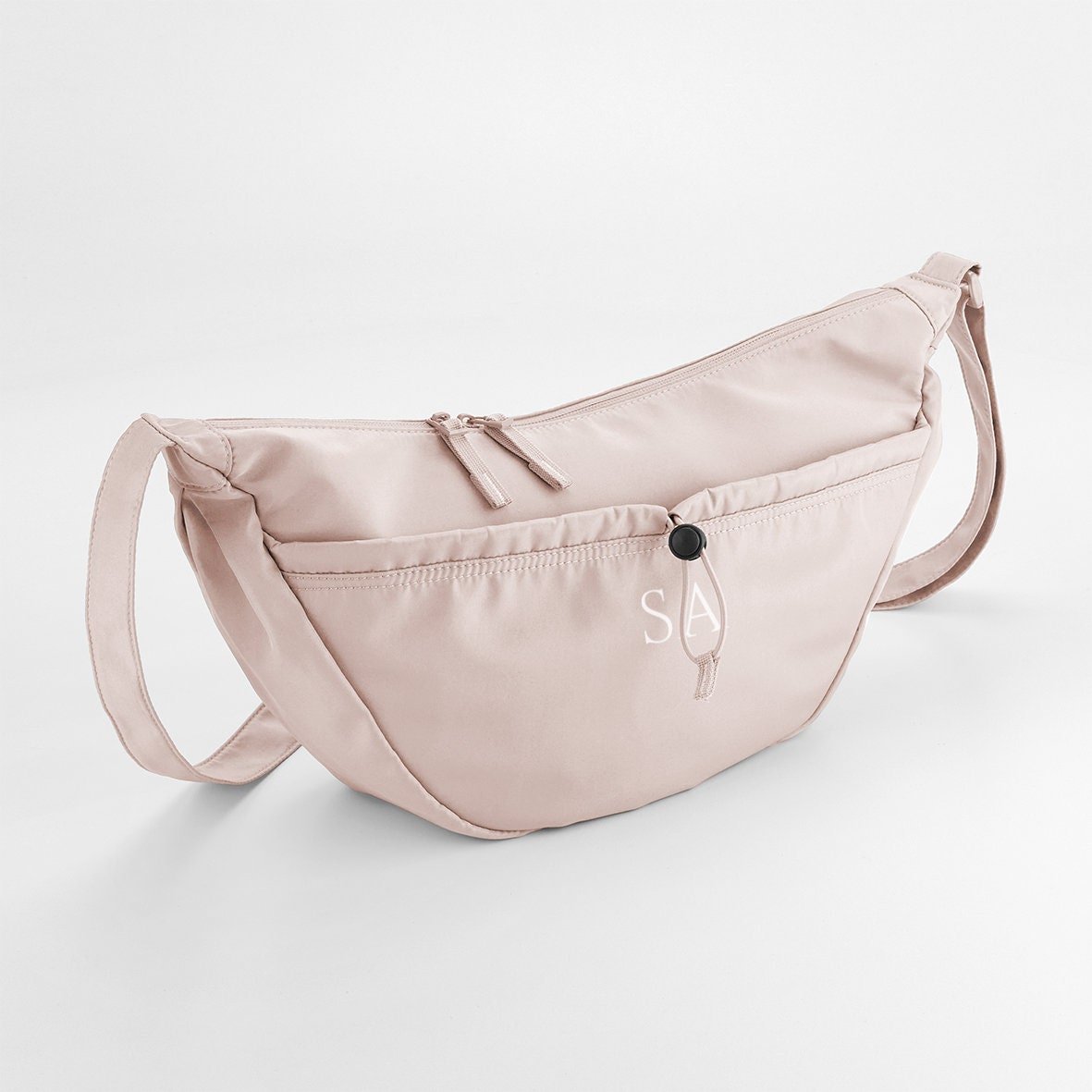 Personalised cross body bag, bag with name, bag for women, multiple pocket bag, messenger bag, gift for women, bag with initials, travel bag - Jessica Hollie Gifts