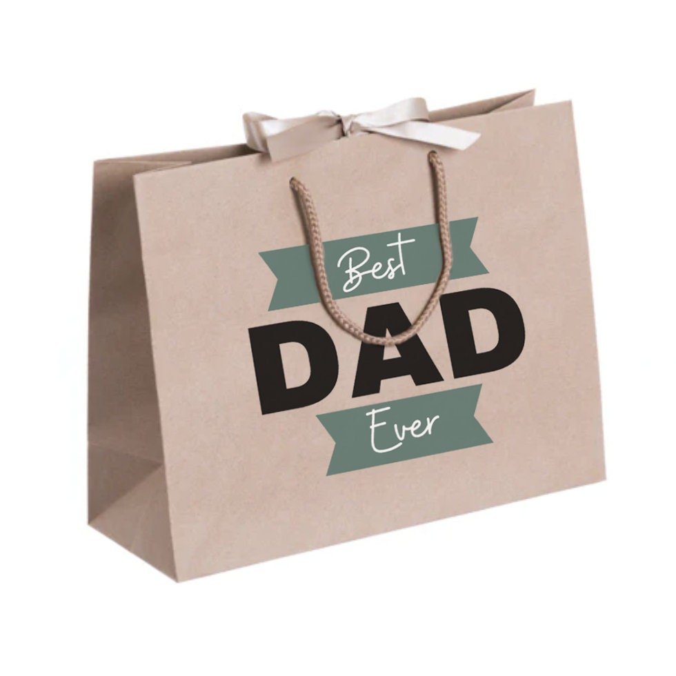 Fathers Day Gift Bag With Handle - 13\" Large Father'S Day Gift Bag With...