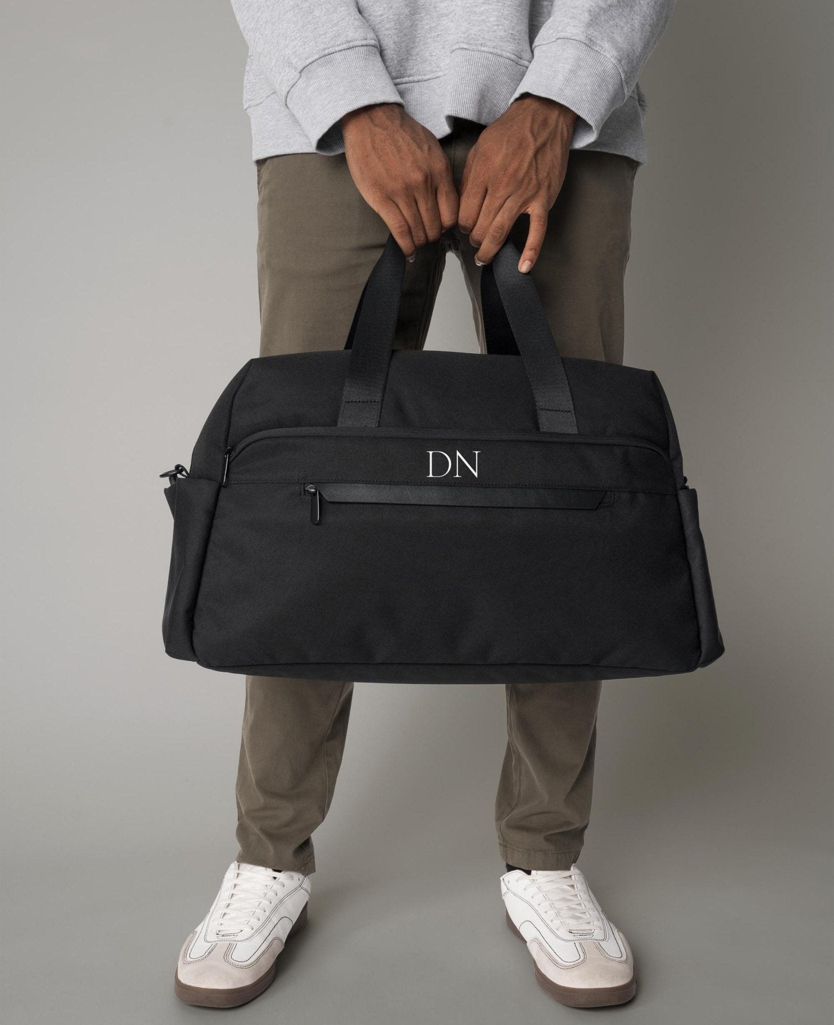 Personalised Hand Luggage Bag, Custom Duffle Bag, Baby Bag, Monogrammed Weekender Bags, Hospital Bag, Large overhead cabin bag weekender - Jessica Hollie Gifts
