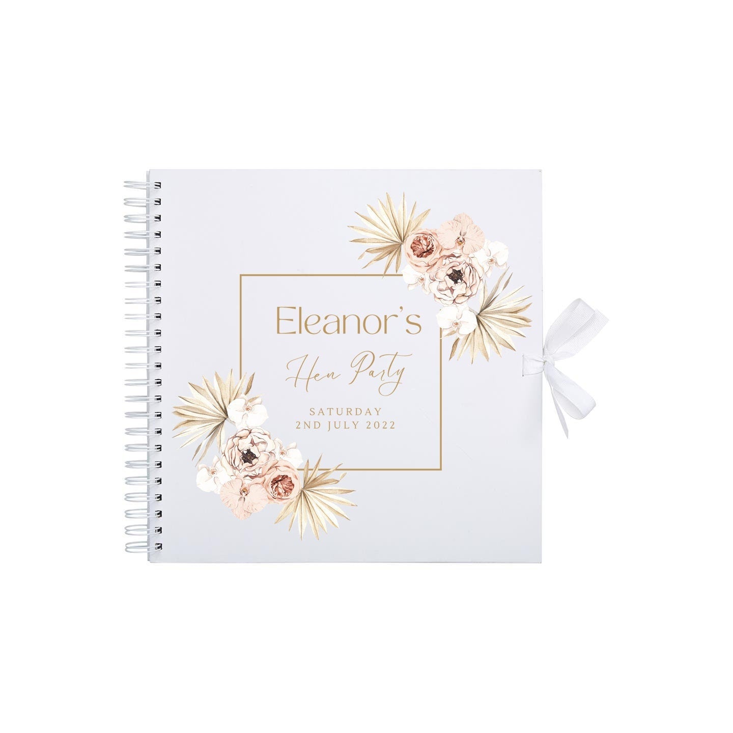 Personalised Hen Party Scrapbook Photo album, Bridal Shower Scrapbook, Hen do scrapbook, Wedding Photo Book, Scrapbook Blank, Photo Book - Jessica Hollie Gifts