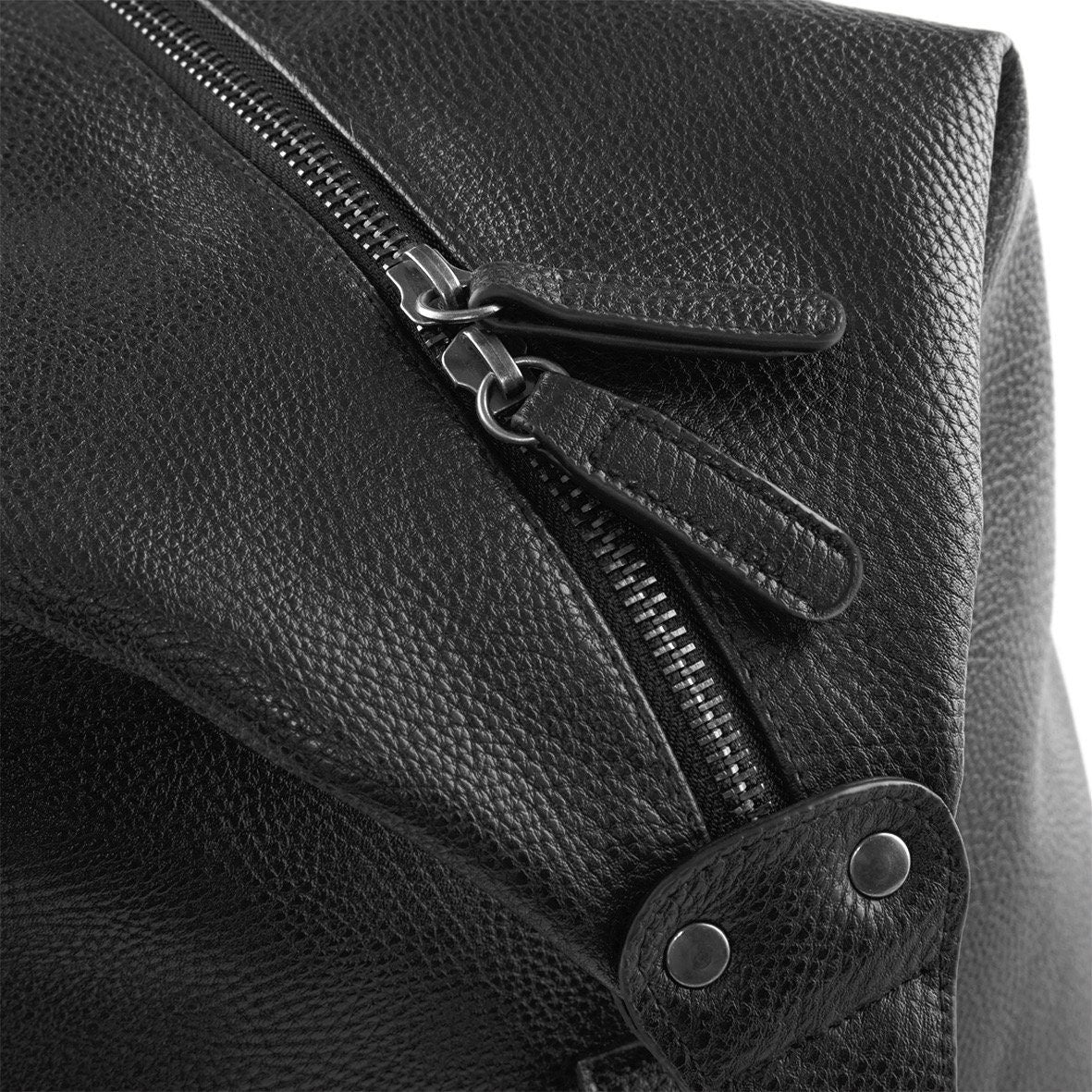 Personalised Leather Look Nuhide PU Leather Weekender Holdall Bag, Perfect Gift Idea For Him This Christmas, Birthday Or Father's Day - Jessica Hollie Gifts