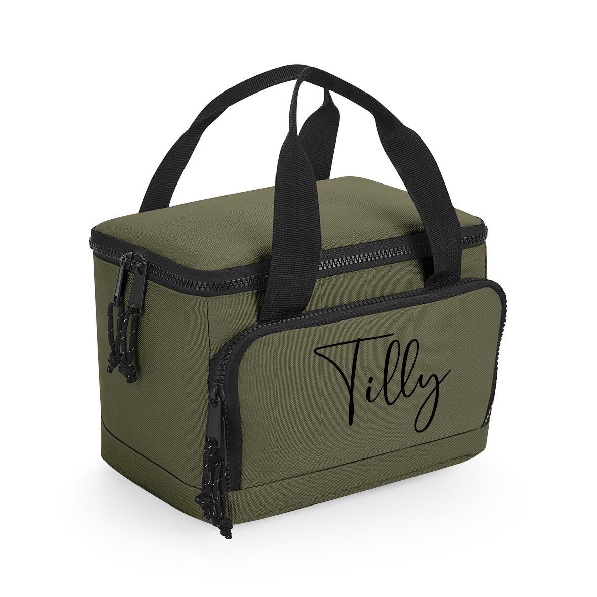 Personalised Lunch bag, Adults lunch cooler bag, Insulated Cooler Bag, Personalised Bag for Work Office, Sandwich Bag, Bag Staff Gift - Jessica Hollie Gifts