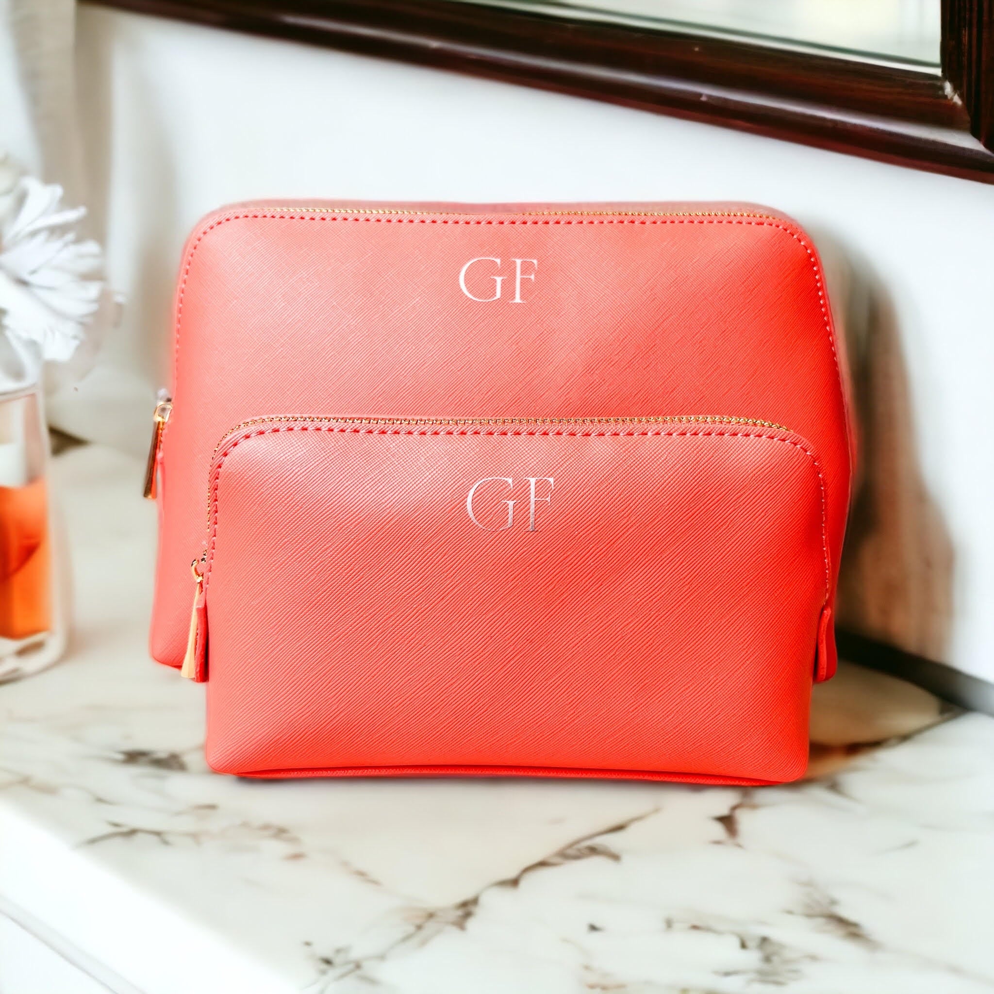 Personalised Makeup Bag – Custom Cosmetic Bag for Bridesmaids & Travel - Jessica Hollie GiftsBag