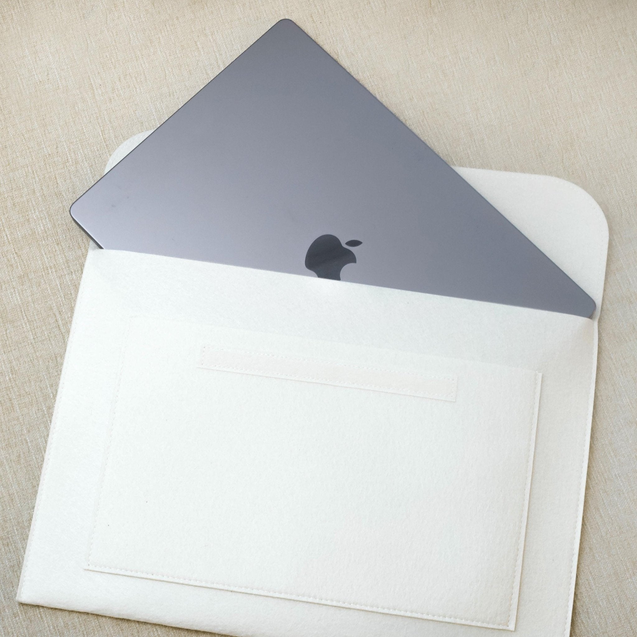 Personalised Monogram Felt Document Holder, Laptop Case, Paper Portfolio, A4 Document Organizer, Paper Document Case, A4 Paper Folder, Case - Jessica Hollie GiftsAccessory
