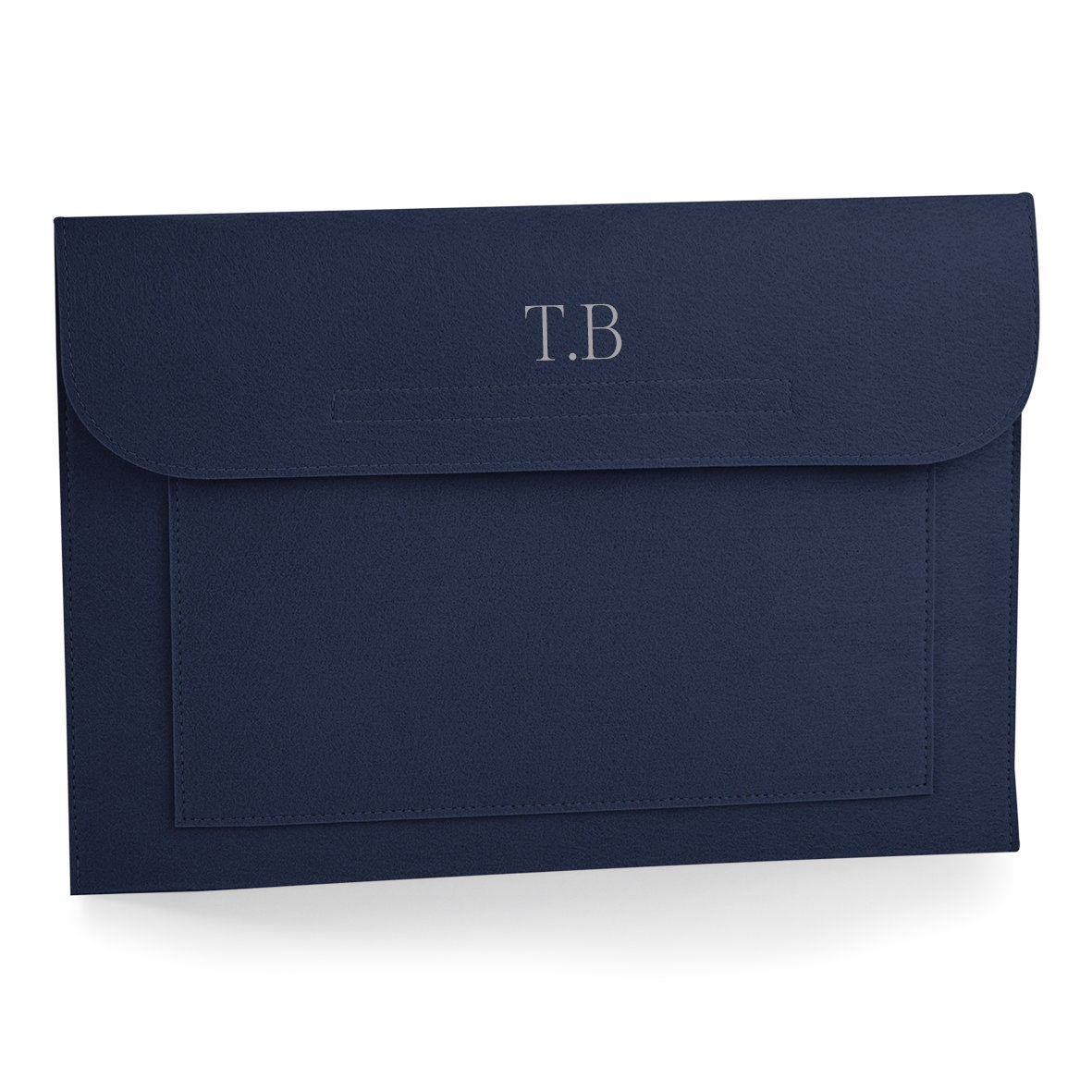 Personalised Monogram Felt Document Holder, Laptop Case, Paper Portfolio, A4 Document Organizer, Paper Document Case, A4 Paper Folder, Case - Jessica Hollie GiftsAccessory