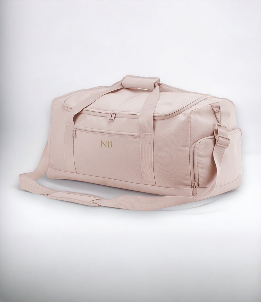 Personalised monogram training gym bag, custom duffel bag, weekend away bag, cabin bag for travelling, overnight bag, fathers day holdall - Jessica Hollie GiftsBag