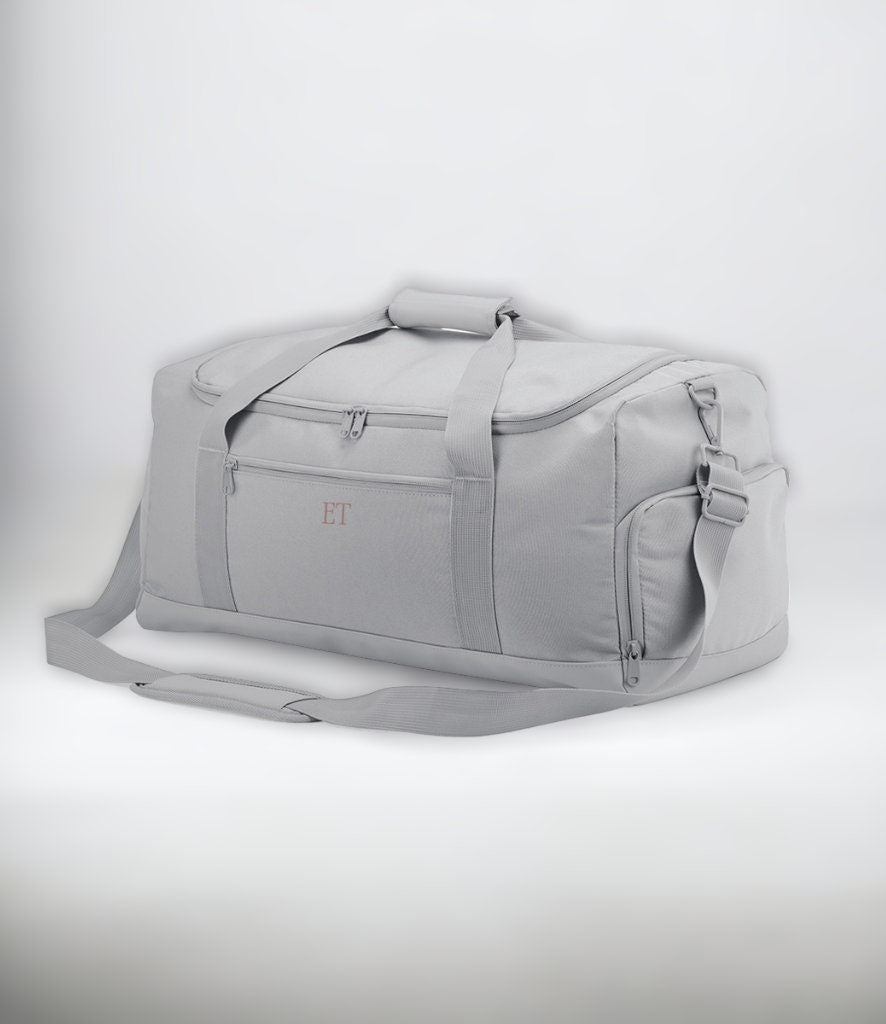 Personalised monogram training gym bag, custom duffel bag, weekend away bag, cabin bag for travelling, overnight bag, fathers day holdall - Jessica Hollie GiftsBag