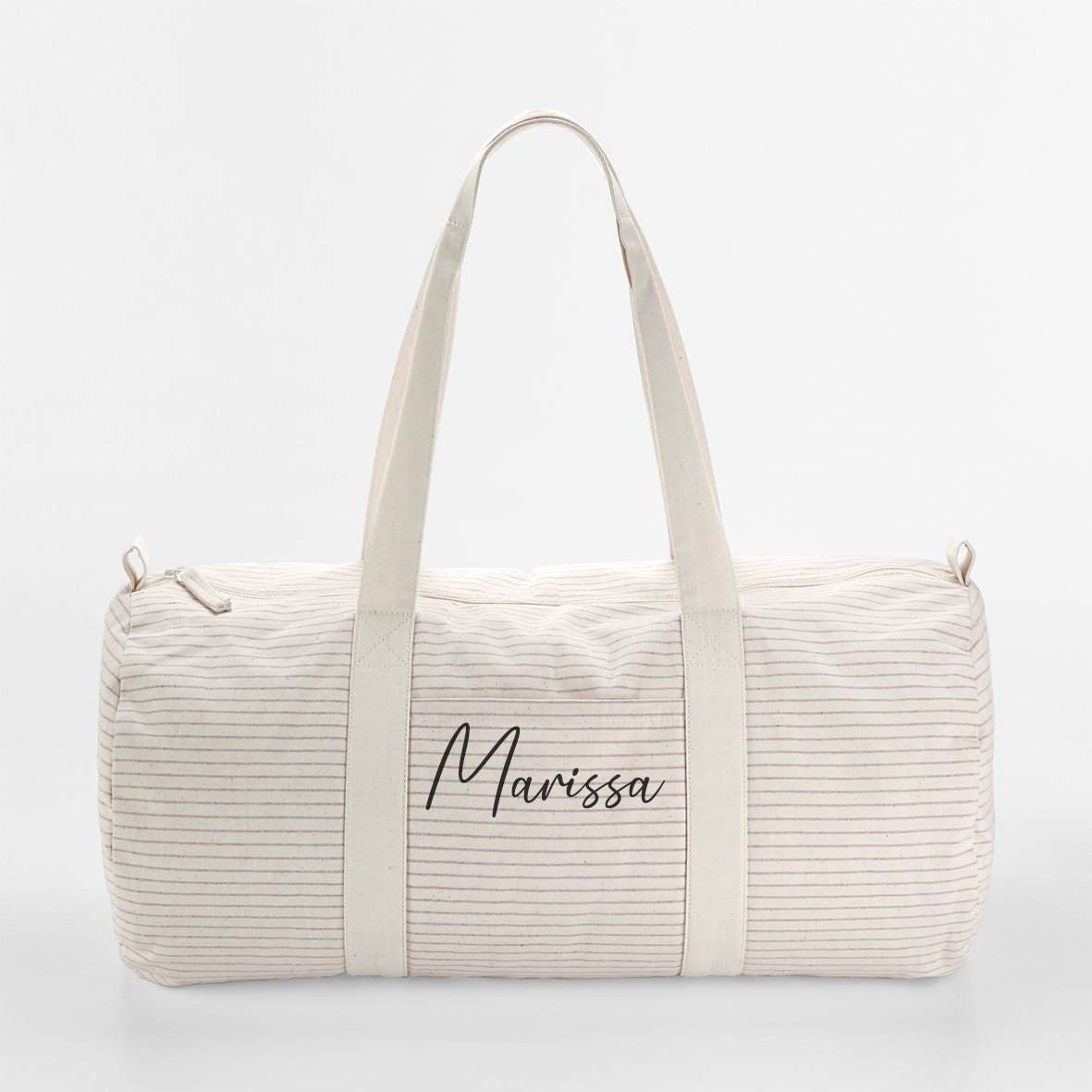 cute duffel bags for travel Woven blue and White Suede FH Wadsworth Canvas Weekender Bag Model Number Weekender Bag Personalised Travel Bags
