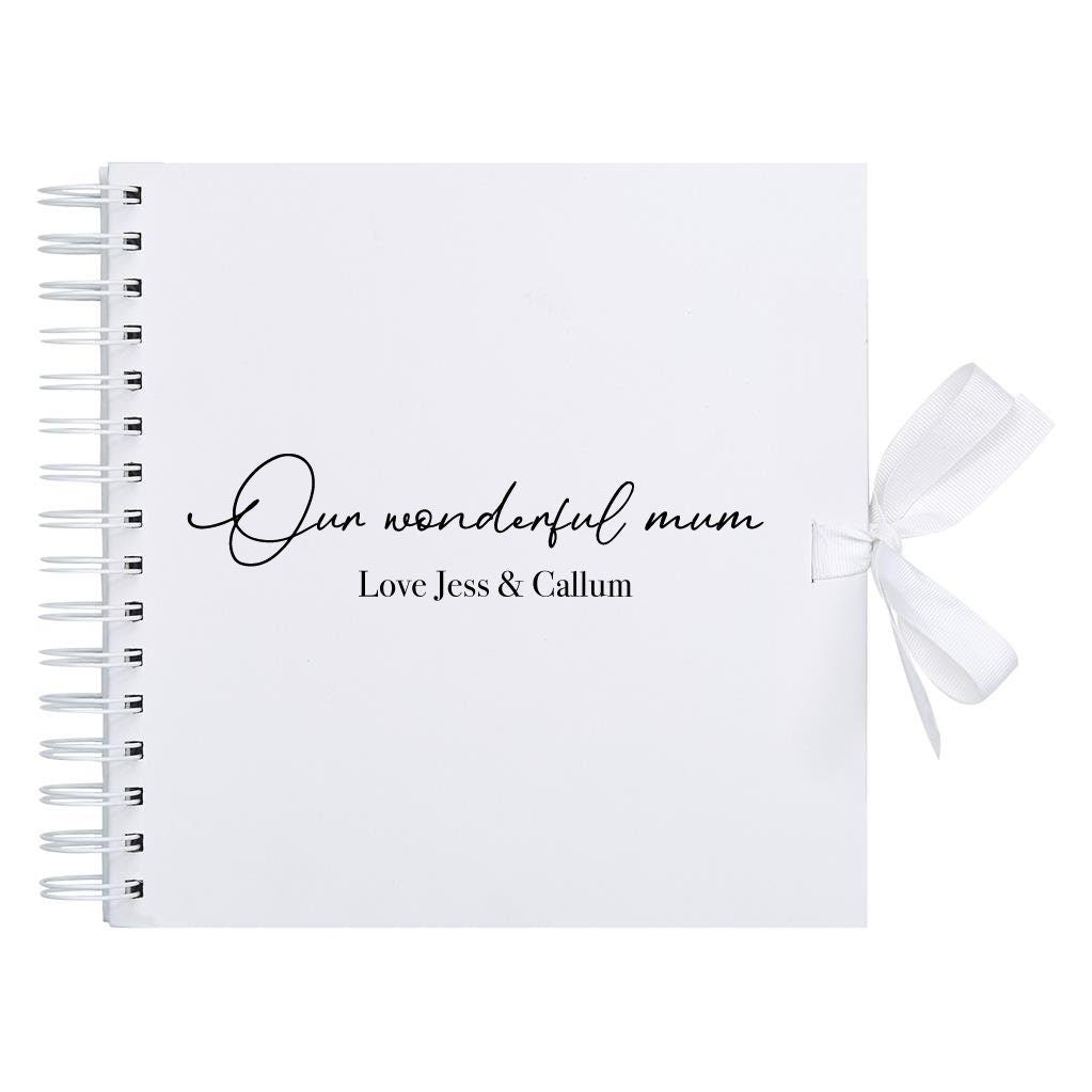 Personalised Name scrapbook, Scrapbook for mum, Gift for mum, mothers day gift, gift for mummy, gift for her, mummy gifts - Jessica Hollie Gifts