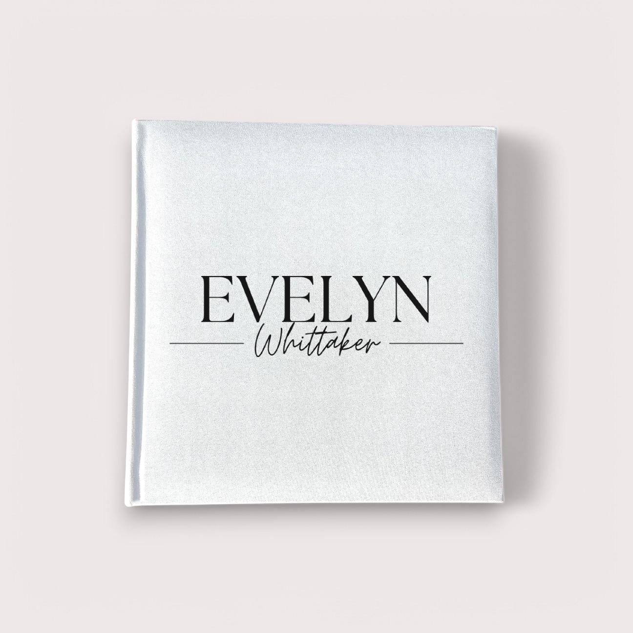 Personalised photo album with sleeves, Perfect for Photos and Heartfelt Messages, Photobooth, Linen Photo album, Wedding Album, Memory book - Jessica Hollie Gifts