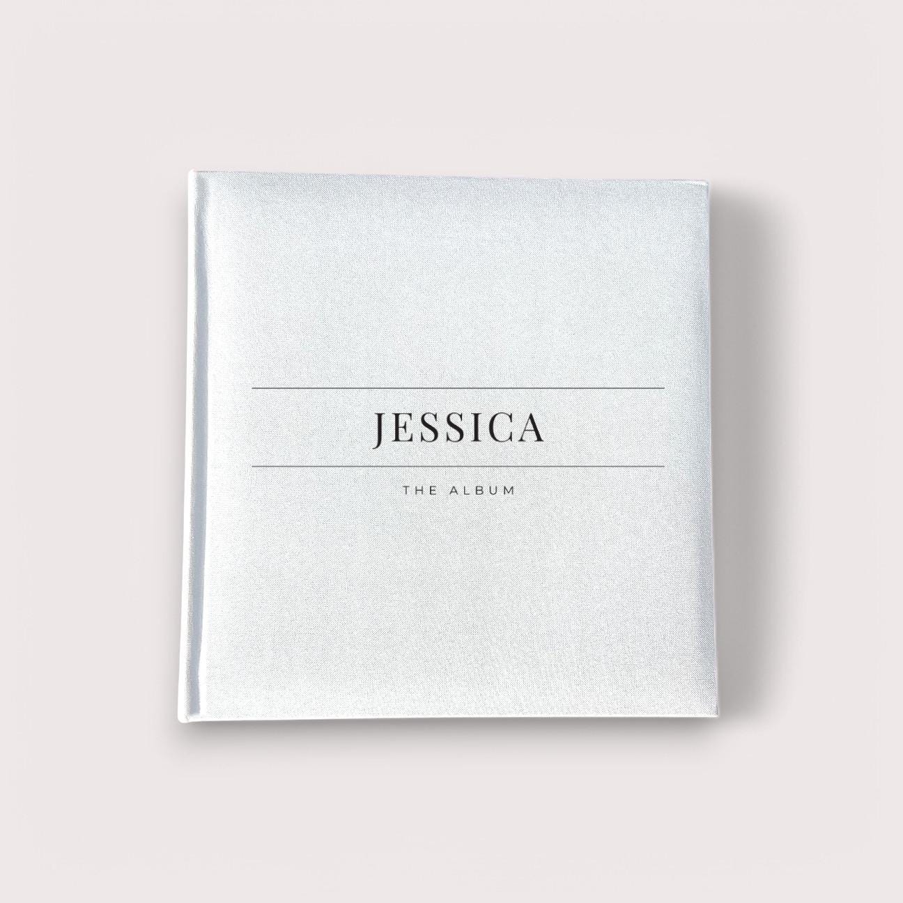 Personalised photo album with sleeves, Perfect for Photos and Heartfelt Messages, Photobooth, Linen Photo album, Wedding Album, Memory book - Jessica Hollie Gifts
