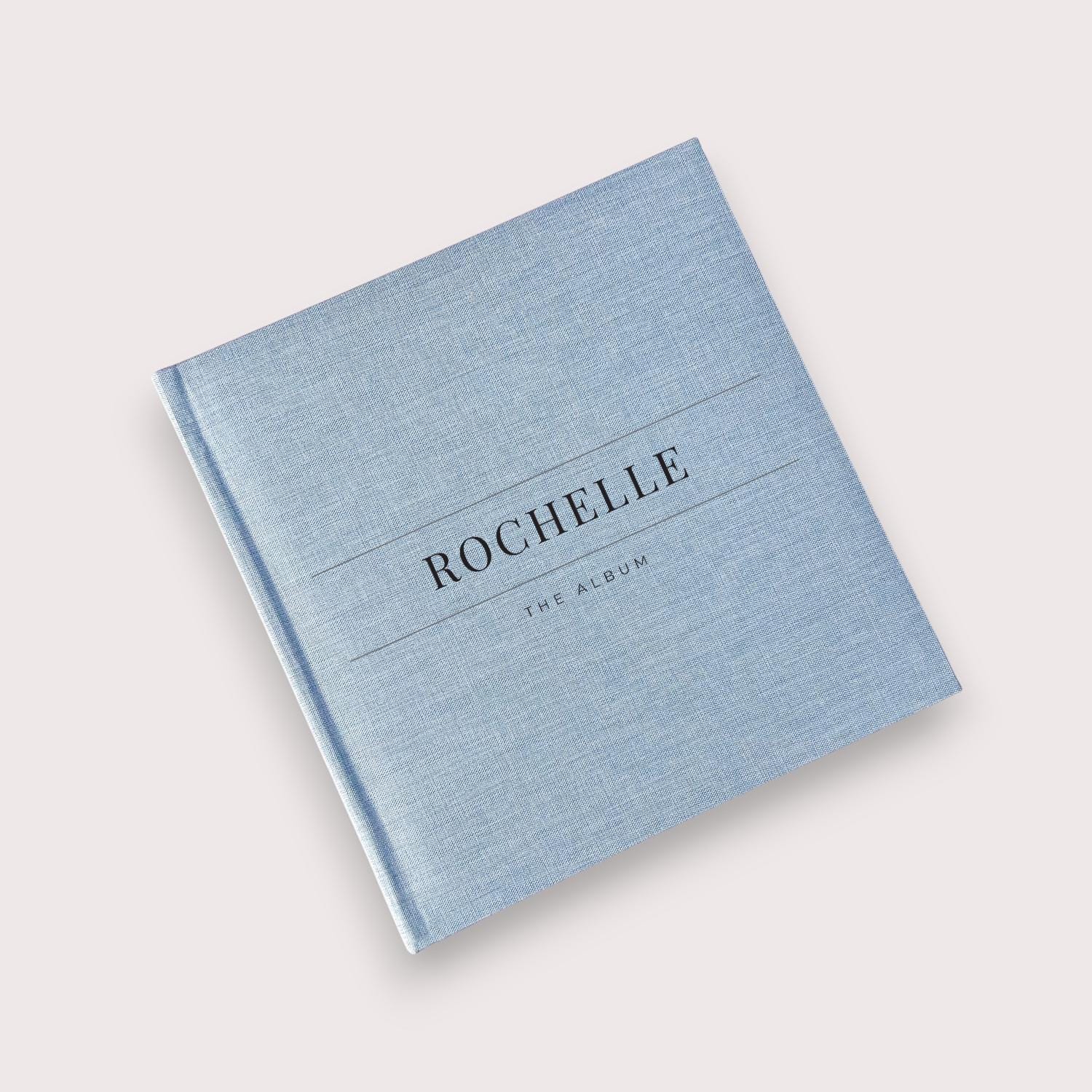 Personalised photo album with sleeves, Perfect for Photos and Heartfelt Messages, Photobooth, Linen Photo album, Wedding Album, Memory book - Jessica Hollie Gifts