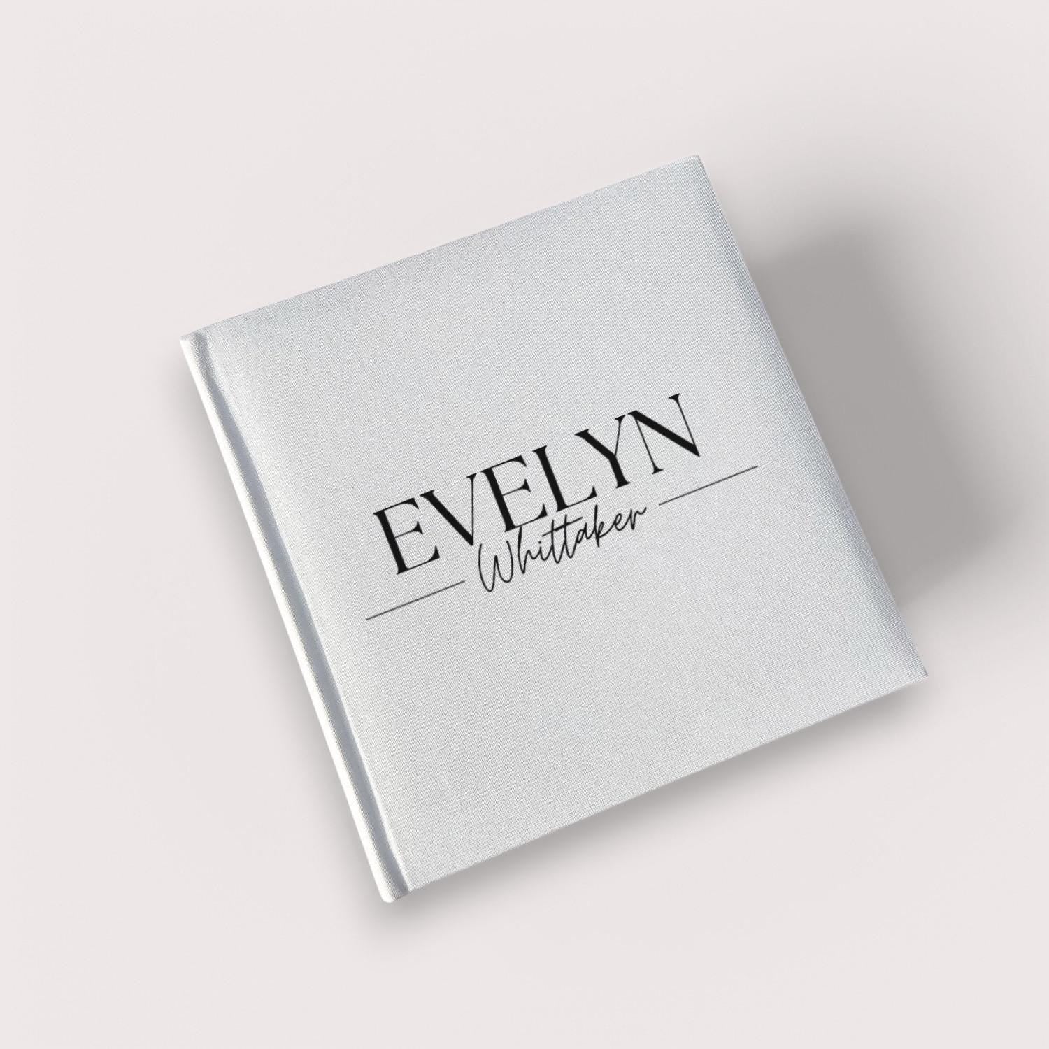 Personalised photo album with sleeves, Perfect for Photos and Heartfelt Messages, Photobooth, Linen Photo album, Wedding Album, Memory book - Jessica Hollie Gifts