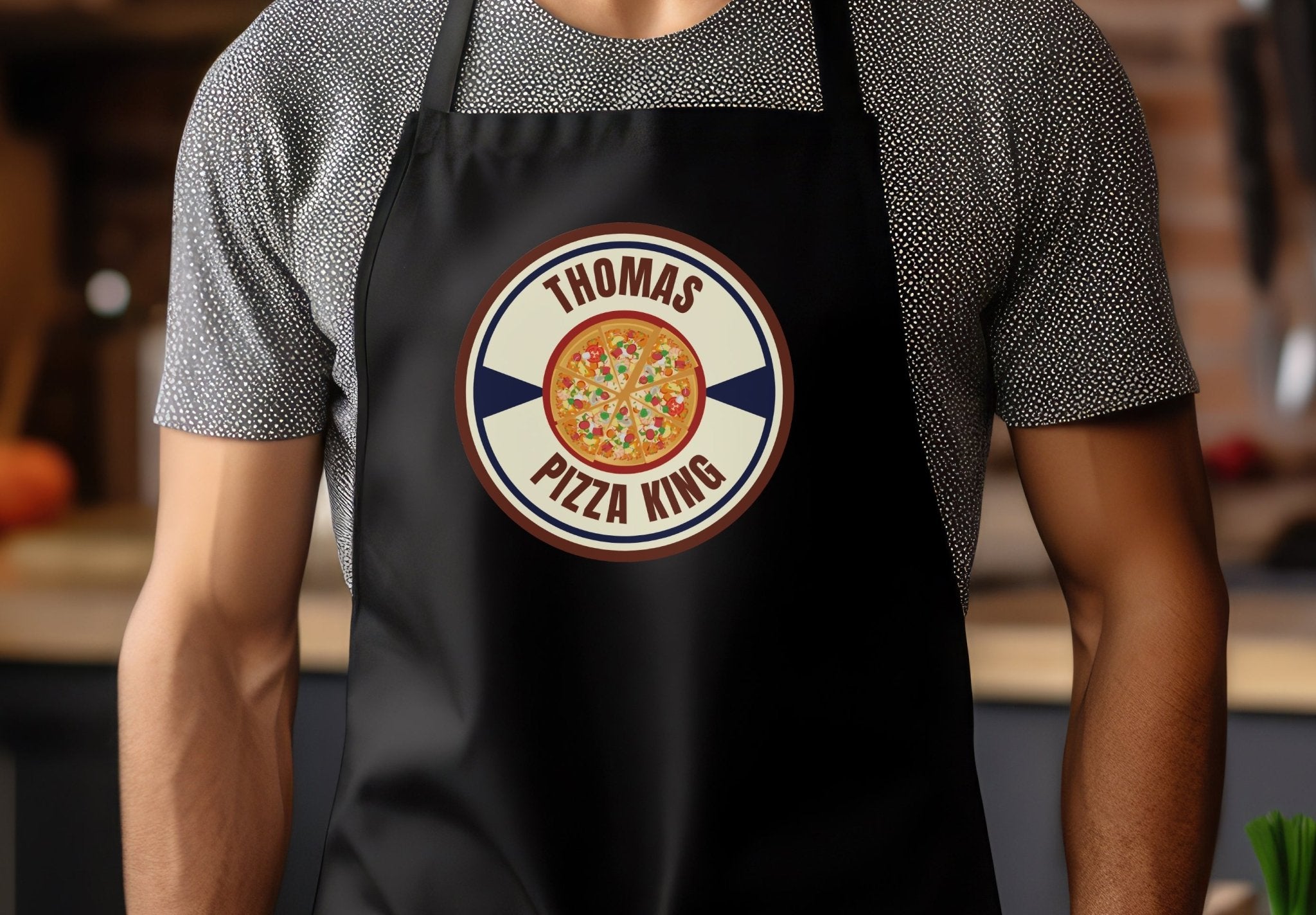 Personalised pizza apron with name - Jessica Hollie GiftsClothing