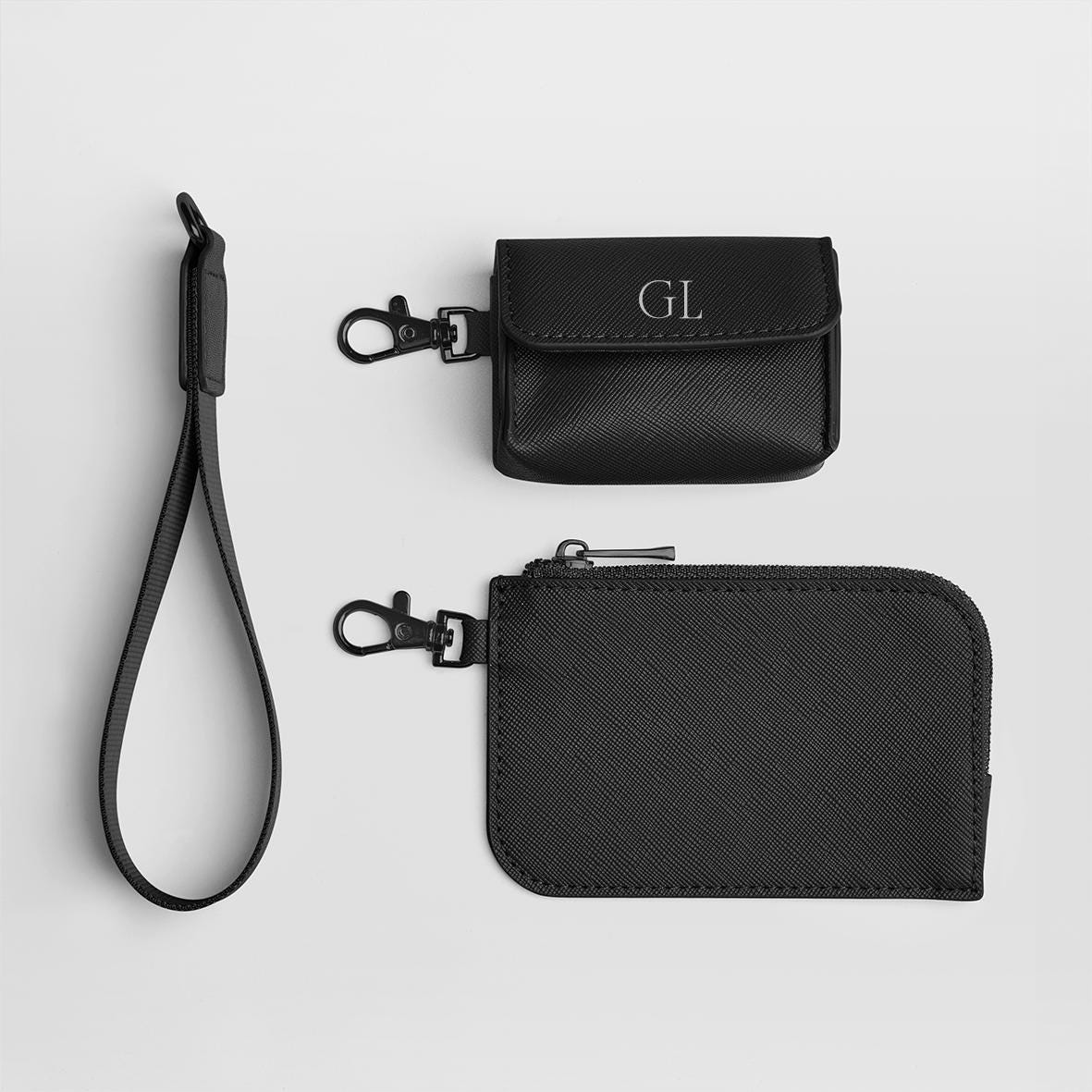 Personalised Purse and Case for AirPods – Custom Name AirPods Holder with Keychain - Jessica Hollie Gifts