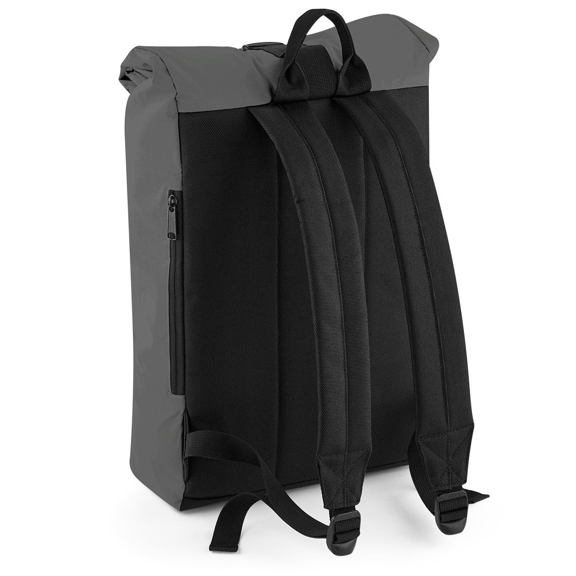 Personalised reflective backpack, backpack for cyclists, cycling bag, reflective bag, roll - top backpack, visibility bag, safe backpack, bag - Jessica Hollie Gifts