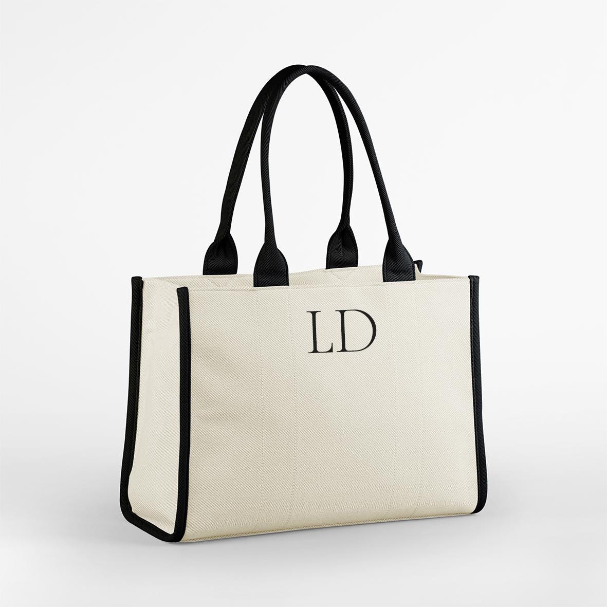 Personalised Shoulder Tote Bag, women's handbag, airport bag, Custom hand bag, Canvas Bag, Gifts For Her, custom tote bag, Personalised bag - Jessica Hollie Gifts