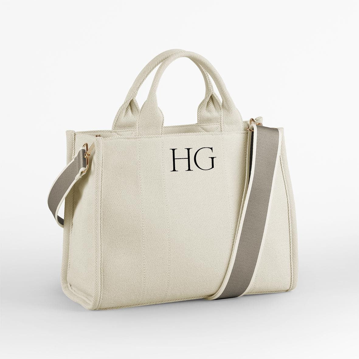 Personalised Shoulder Tote Bag, women's handbag, airport bag, Custom hand bag, Canvas Bag, Gifts For Her, custom tote bag, Personalised bag - Jessica Hollie Gifts