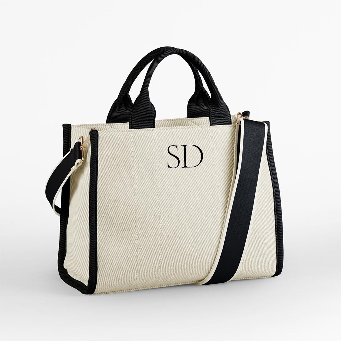 Personalised Shoulder Tote Bag, women's handbag, airport bag, Custom hand bag, Canvas Bag, Gifts For Her, custom tote bag, Personalised bag - Jessica Hollie Gifts