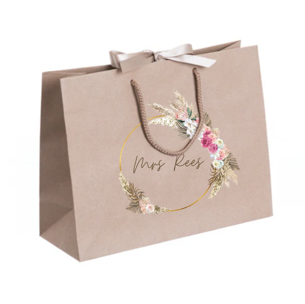 Personalised Teacher Gift Bag, Teacher Gift Bag, Teacher Leaving Gift, Personalised Gift Bag, Teacher Gift Bag, Teacher Gifts, Teacher Bag - Jessica Hollie Gifts