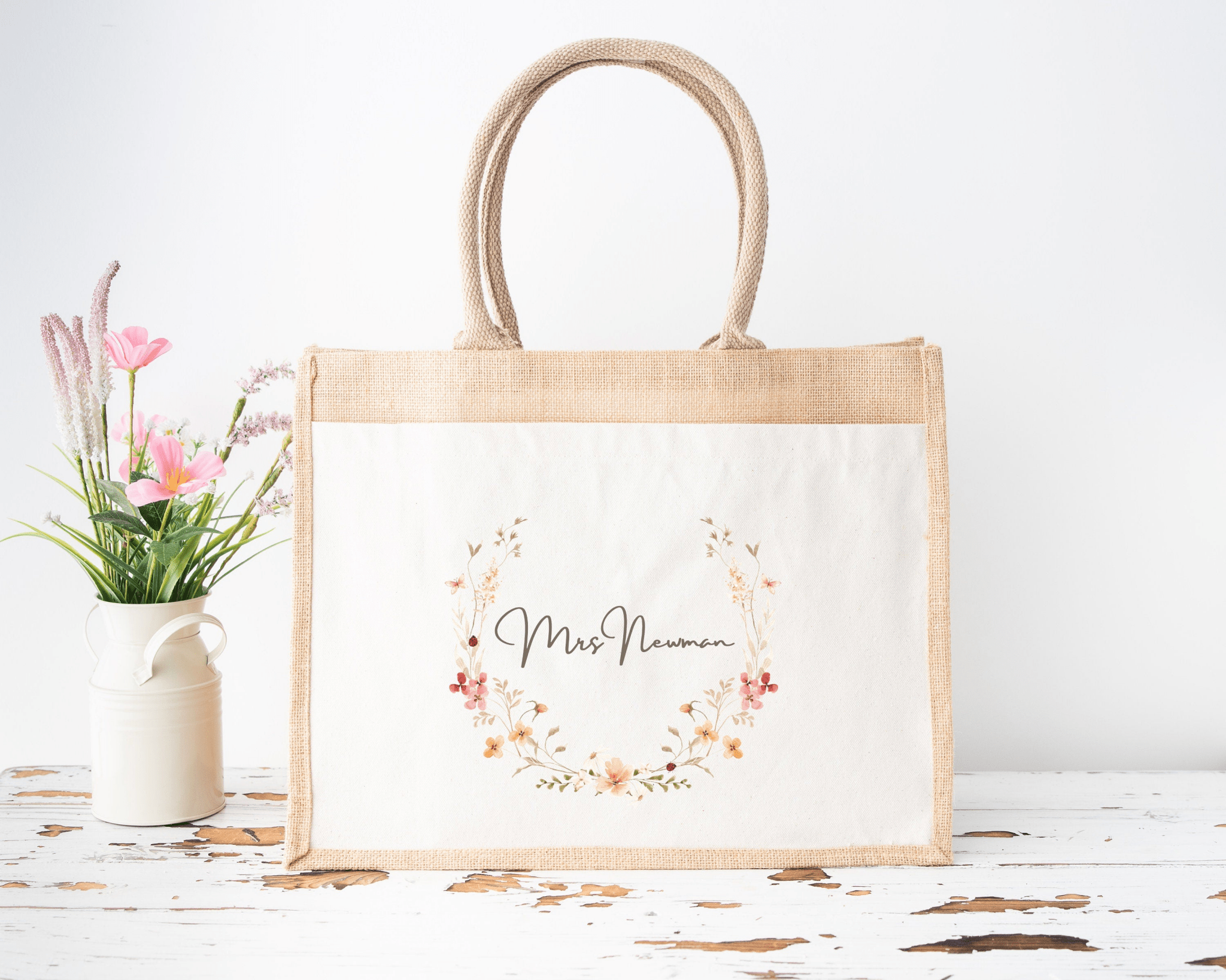 Personalised Teacher tote bag, teacher appreciation gift, custom name teacher, gift for teacher, end of year, thank you teacher assistant - Jessica Hollie Gifts