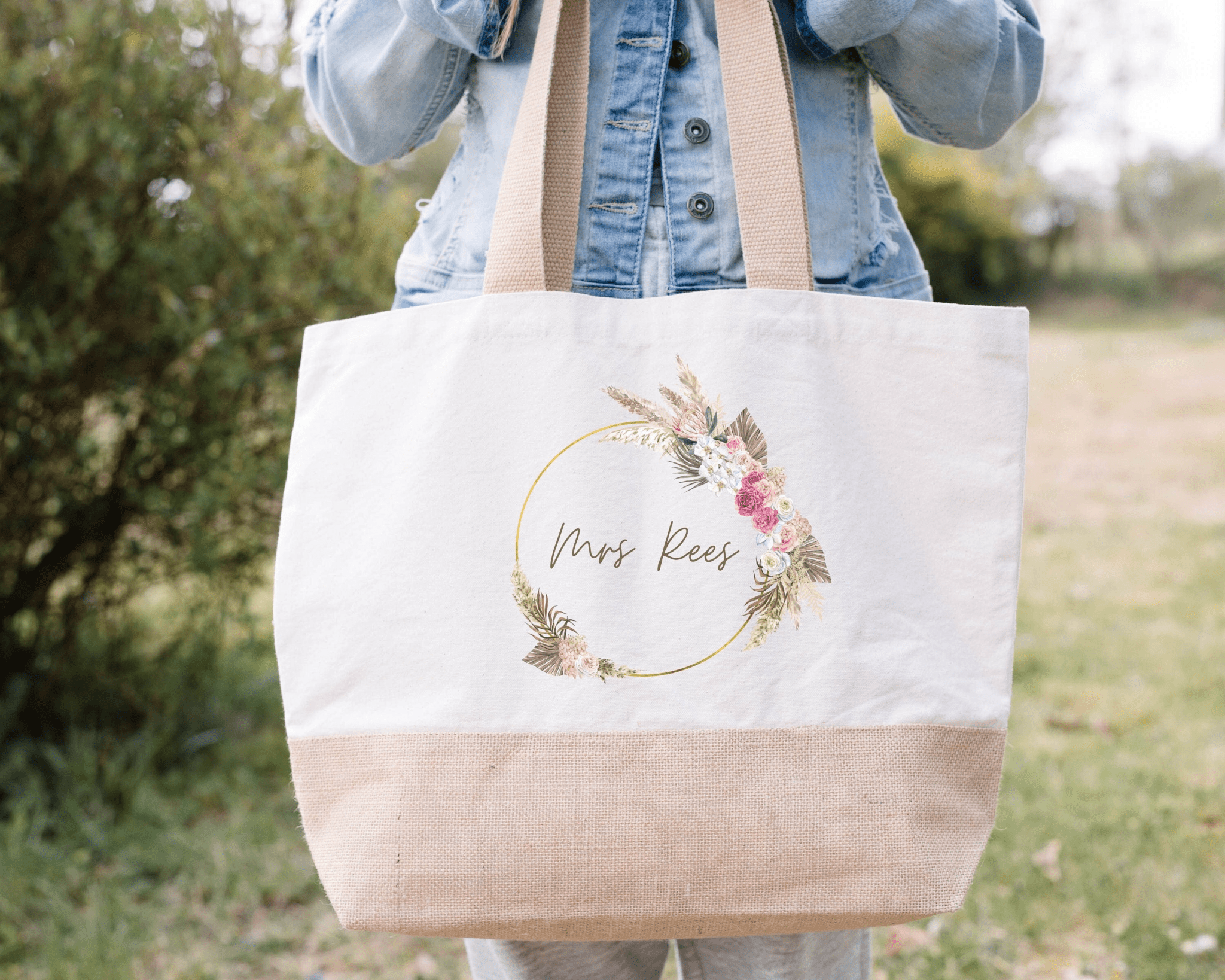 Personalised Teacher tote bag, teacher appreciation gift, custom name teacher, gift for teacher, end of year, thank you teacher assistant - Jessica Hollie Gifts