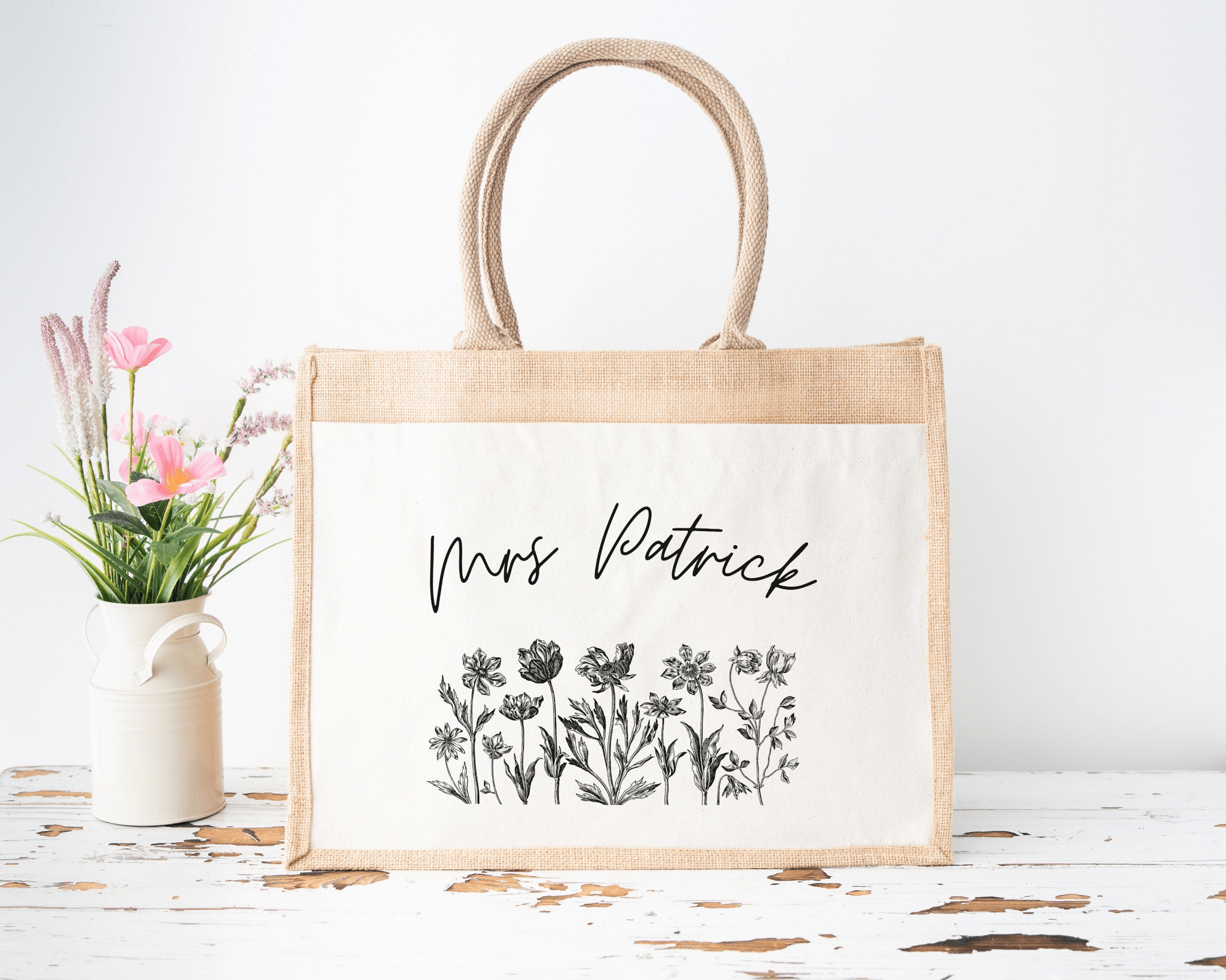 Personalised Teacher tote bag, teacher appreciation gift, custom name teacher, gift for teacher, end of year, thank you teacher assistant - Jessica Hollie Gifts