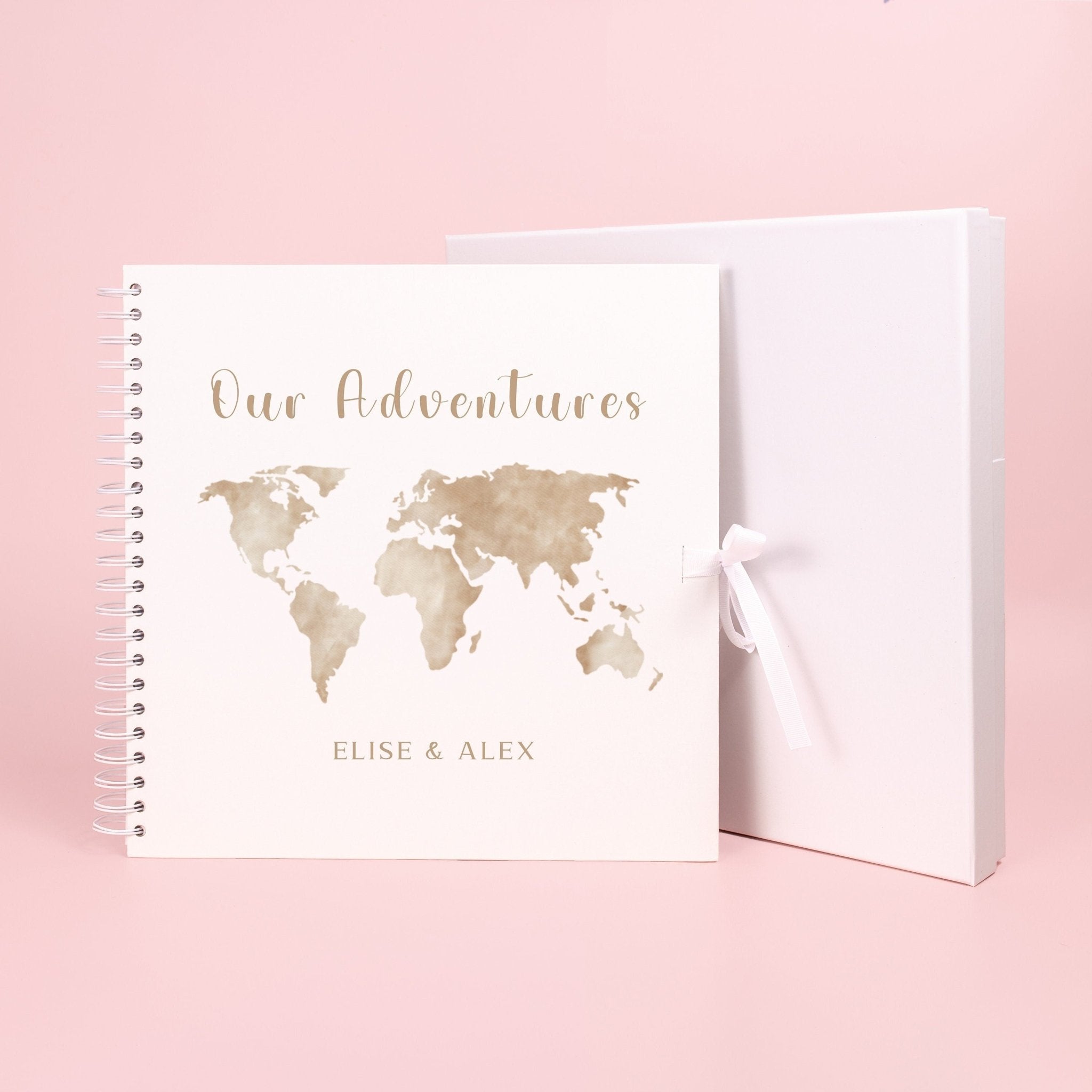 Personalised Travel Scrapbook for couples, Travel memory book, Personalised scrapbook for couples, Travel gift, Adventure book, Holiday book - Jessica Hollie Gifts
