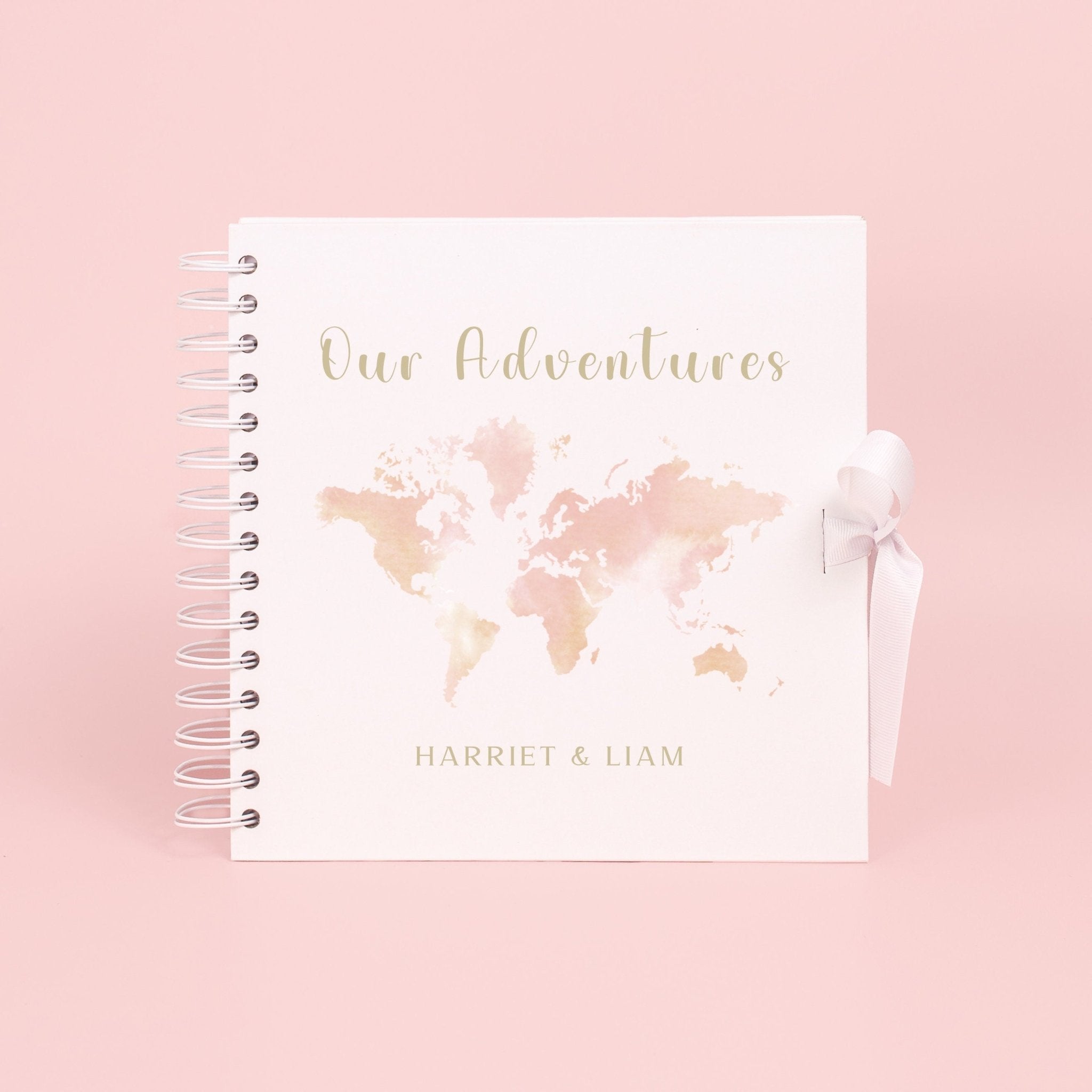 Personalised Travel Scrapbook for couples, Travel memory book, Personalised scrapbook for couples, Travel gift, Adventure book, Holiday book - Jessica Hollie Gifts