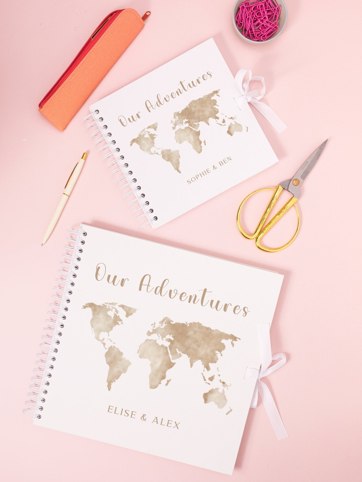 Personalised Travel Scrapbook for couples, Travel memory book, Personalised scrapbook for couples, Travel gift, Adventure book, Holiday book - Jessica Hollie Gifts