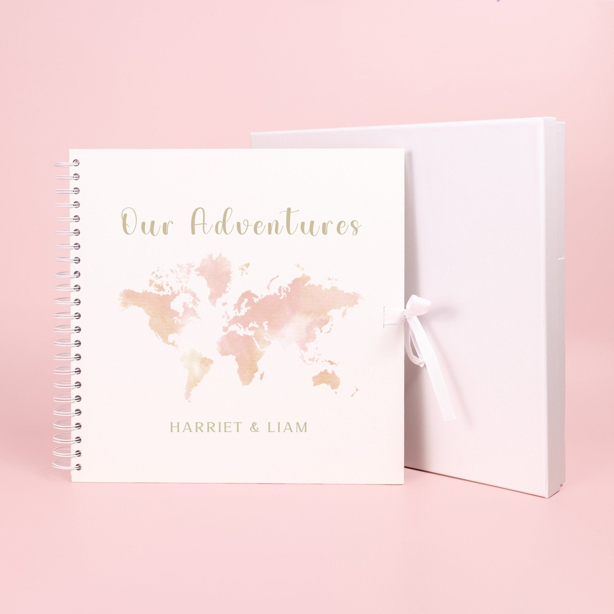 Personalised Travel Scrapbook for couples, Travel memory book, Personalised scrapbook for couples, Travel gift, Adventure book, Holiday book - Jessica Hollie Gifts