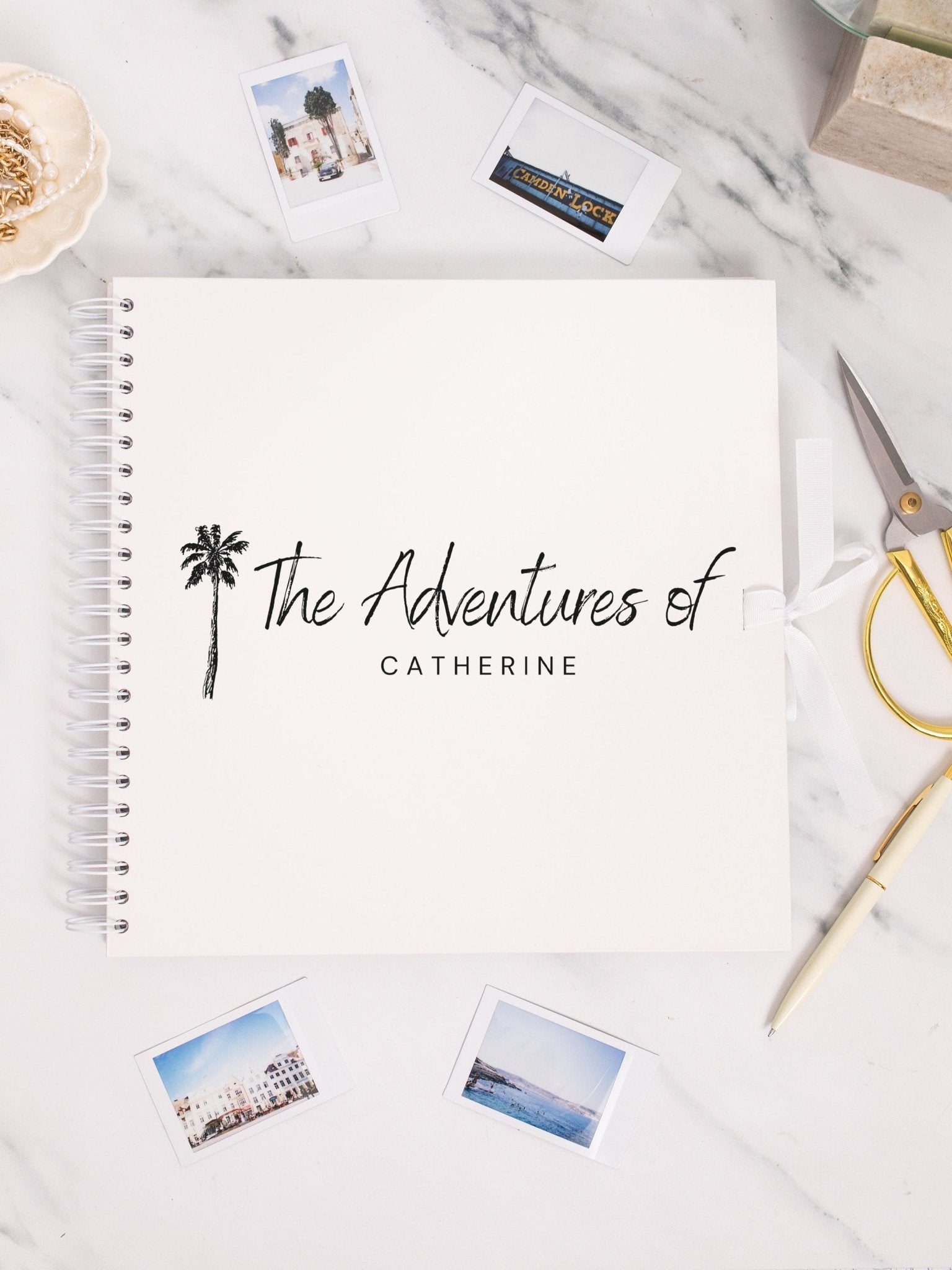 Personalised Travel Scrapbook for couples, Travel memory book, Personalised scrapbook for couples, Travel gift, Adventure book, Holiday book - Jessica Hollie Gifts