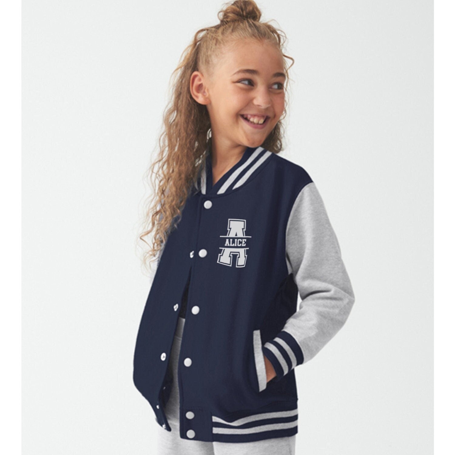 Personalised Varsity Jacket - Kids Coat - Jessica Hollie Gifts