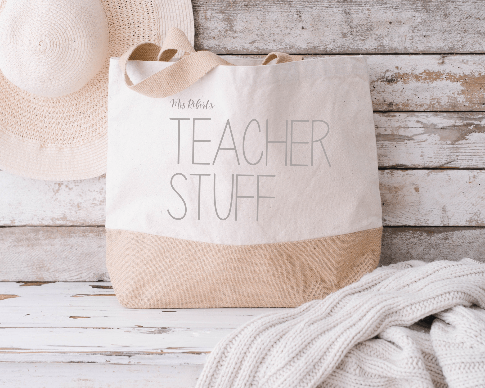 Teacher tote bag, teacher appreciation, teacher stuff bag, teachers gift, tote bag, teacher appreciation, gift for teacher, personalised - Jessica Hollie GiftsBag
