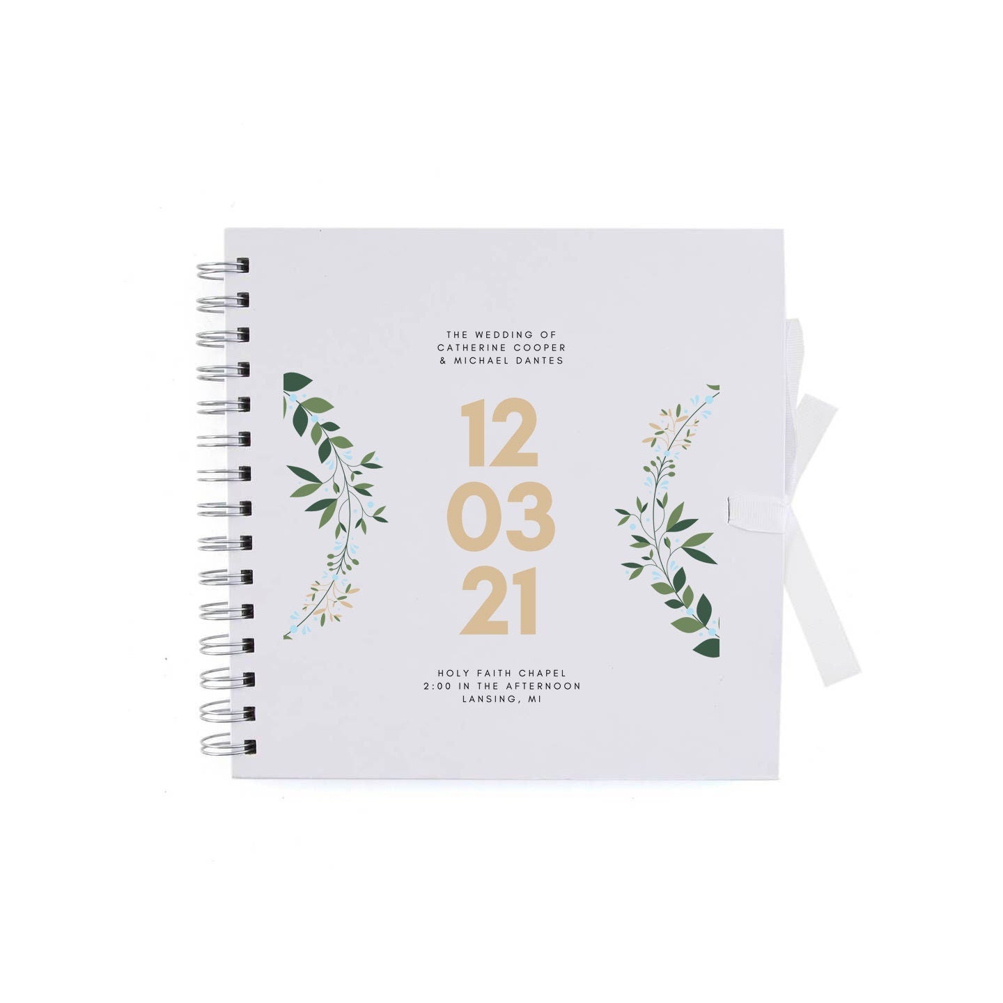 Wedding Scrapbook Personalised, Wedding Guest Book, Personalized Guestbook, Custom Guest Book, Scrapbook Photo Album, Custom Wedding Decor - Jessica Hollie Gifts