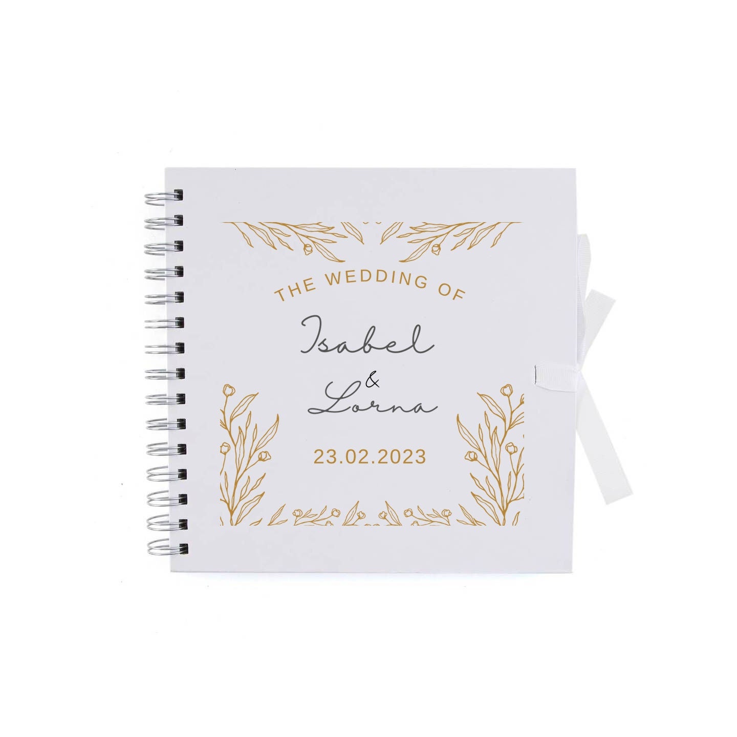 Personalised Wedding Scrapbook Photo Album