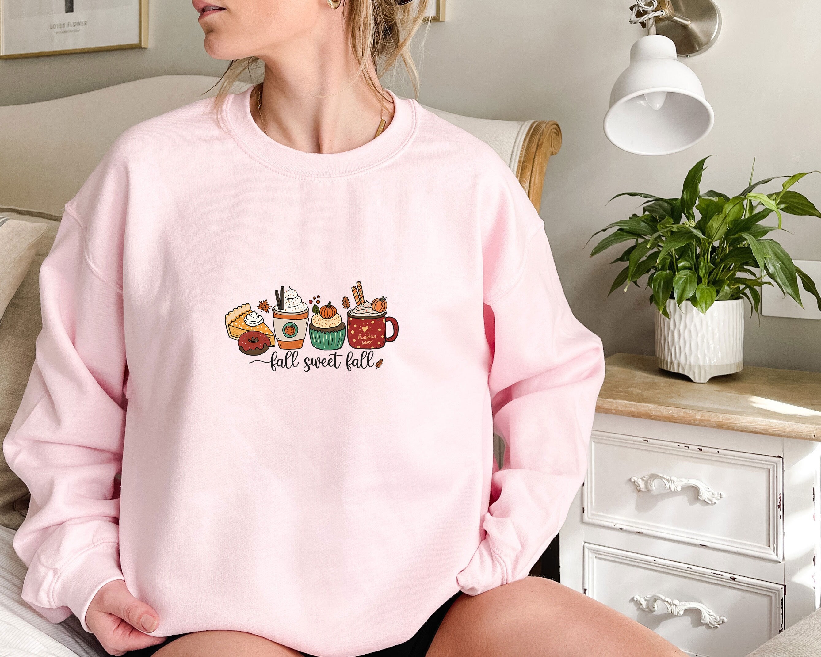 Fall Sweatshirt, Cute Autumn Sweatshirt, Crewneck Sweatshirt, Sweater for Fall, Fall Sweatshirt Women, Coffee Sweatshirt, Womens fall shirt