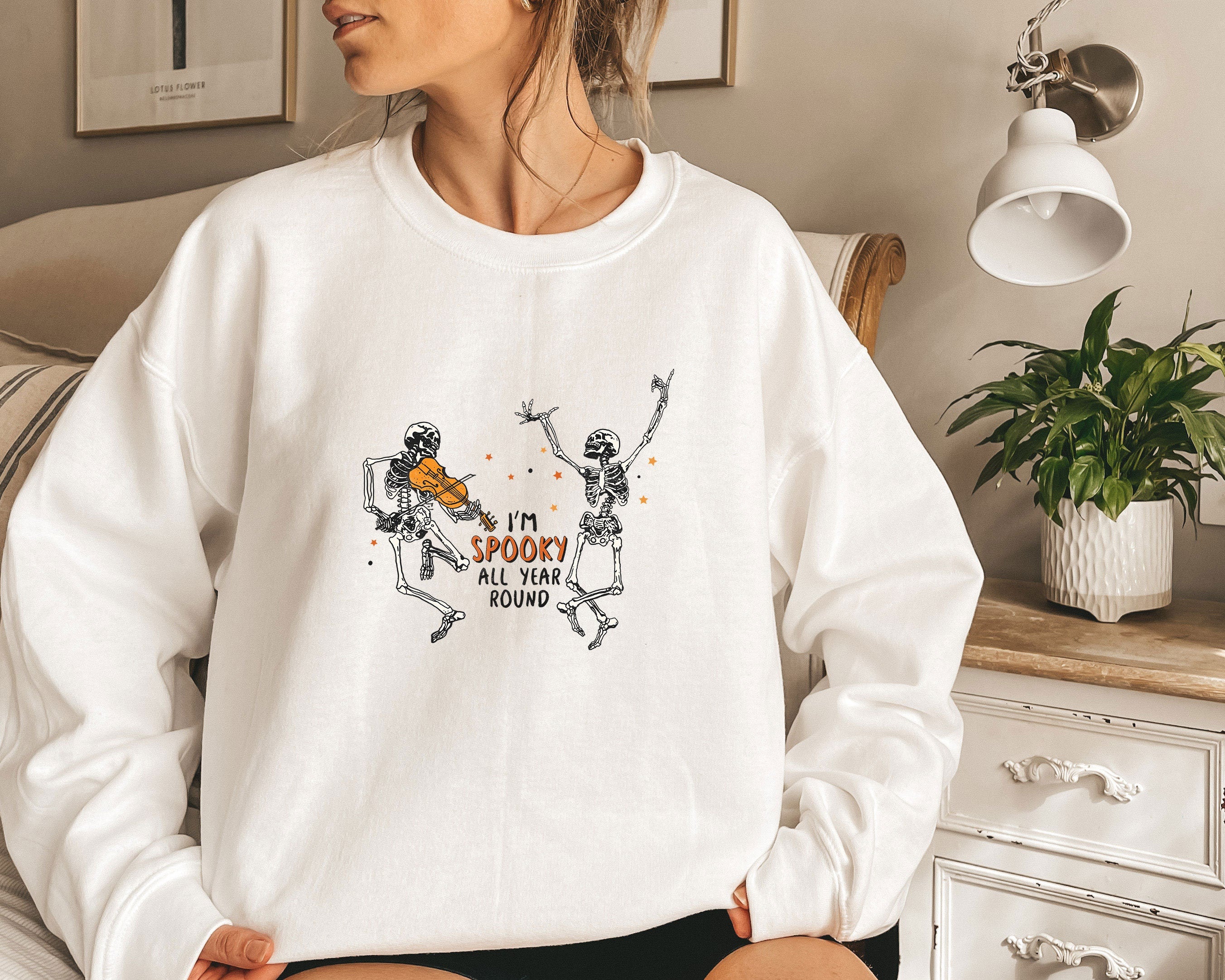 Halloween Sweatshirt, Halloween Crewneck Sweater, Pumpkin Fall Sweater, Spooky Sweatshirt, Funny Halloween Gift, Halloween Party Top